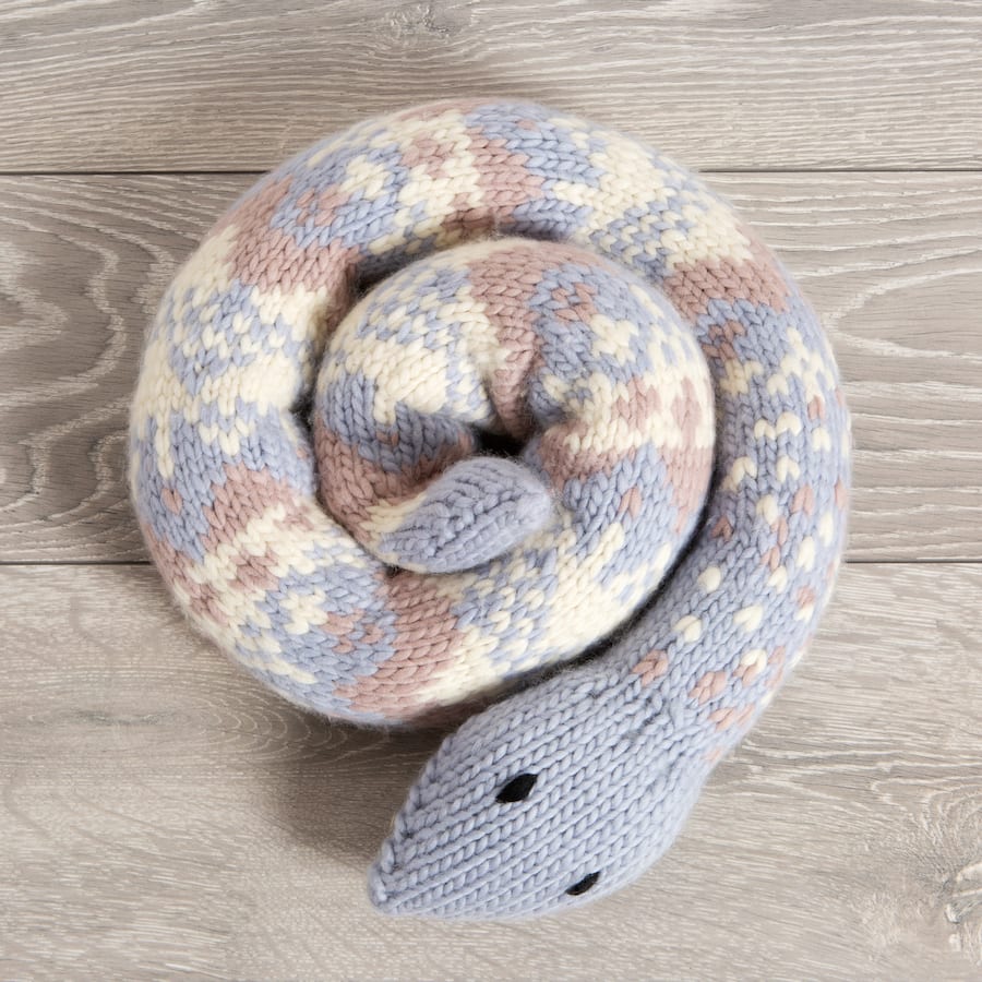 Giant Penny the Snake Knitting Kit - DIY Crochet Snake Toy for Kids & Adults - Perfect for Crafting, Gifts, and Home Decor