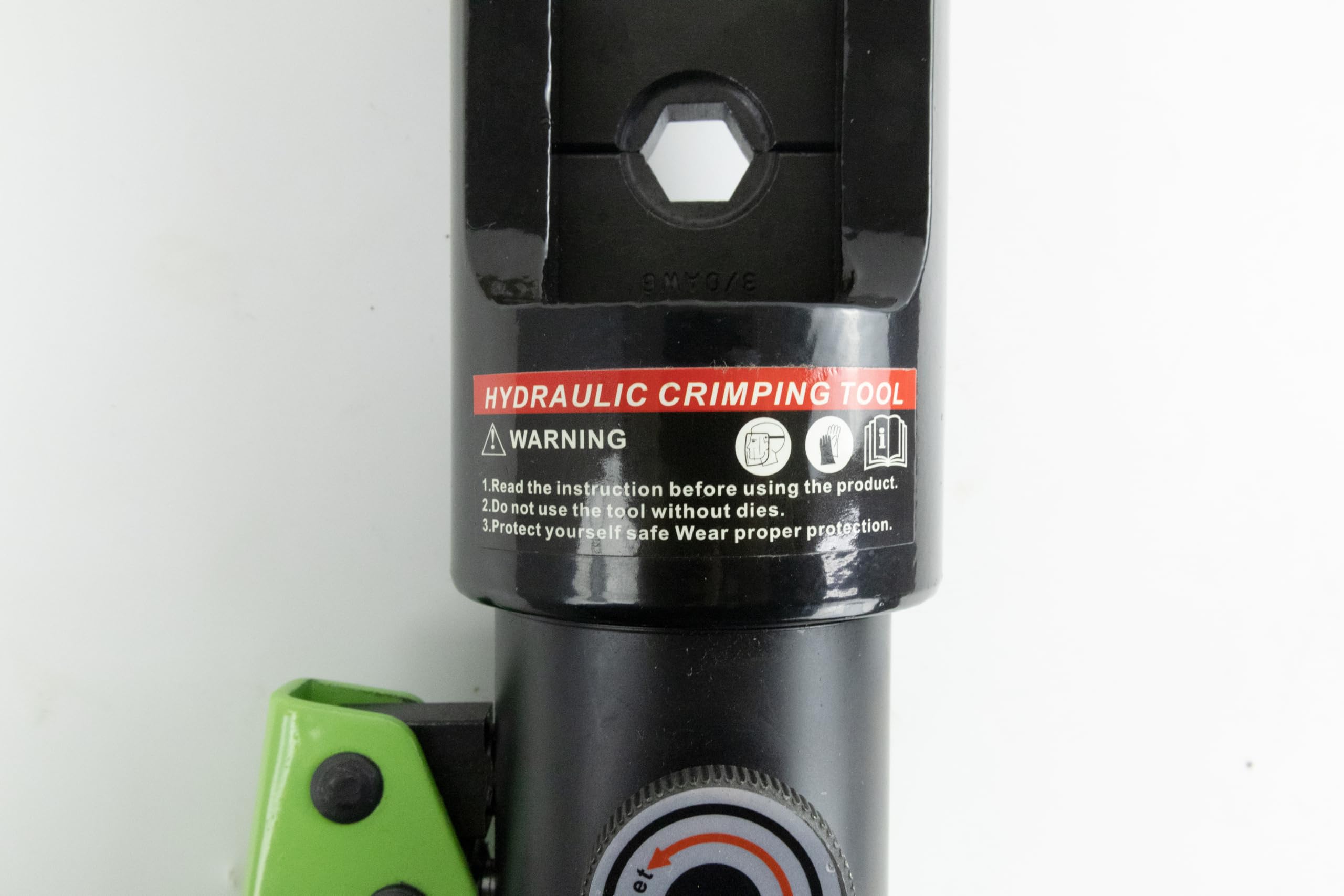 16 Ton Hydraulic Wire Crimper Tool with 13 Pairs Standard US Dies - Crimps 6 AWG to 600 MCM for Battery Cable & Lug Terminals | Professional Electrical, Automotive & Marine Wiring Applications