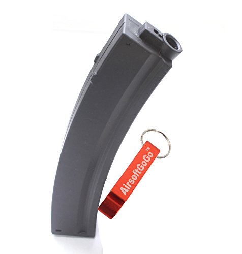 90 Rounds Airsoft MP5/MP5K Magazine for Marui Standard AEG - Includes Free Keychain | Perfect for Airsoft Battles, Training & Tactical Games