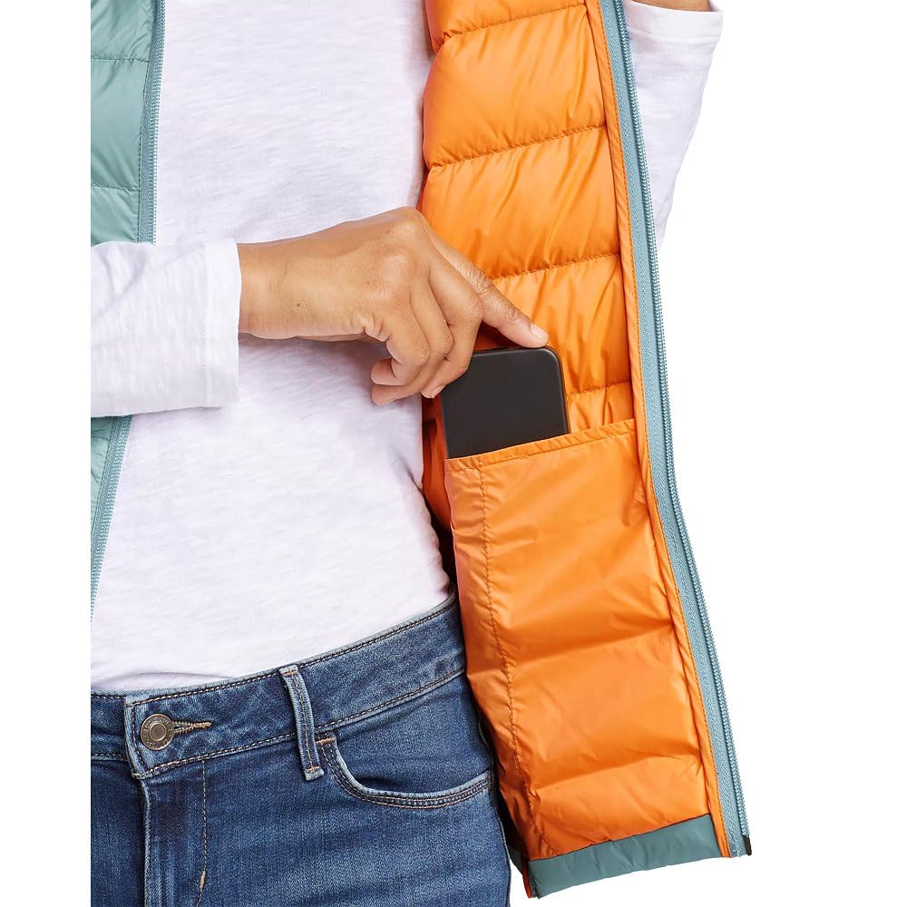 Eddie Bauer Women's CirrusLite Down Vest - Lightweight Packable Puffer Vest for Outdoor Hiking, Camping & Travel | Warm Winter Insulation Layer