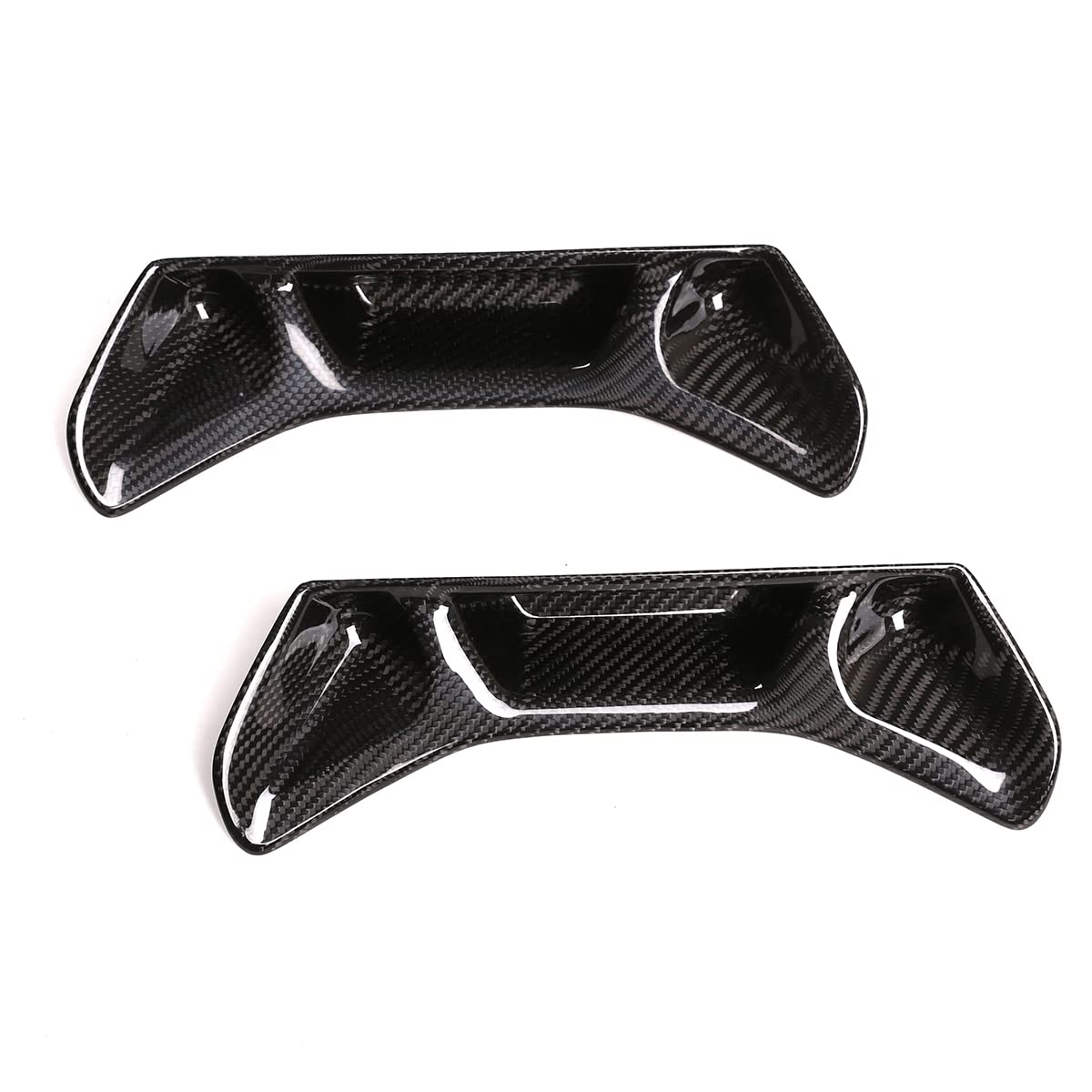 Toyota Supra GR A90 A91 MK5 Carbon Fiber Seat Backrest Cover (2018-2024) - 2-Piece Black Interior Trim Set | Real Carbon Fiber Upgrade for Enhanced Style & Protection