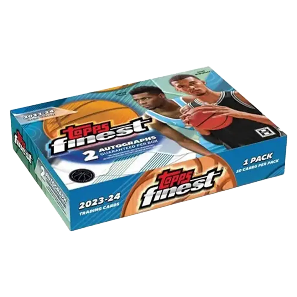 2023-2024 Topps Finest Basketball Hobby Box - Premium Trading Cards for Collectors & Breakers | Perfect for NBA Fans, Card Shows & Investment Collections