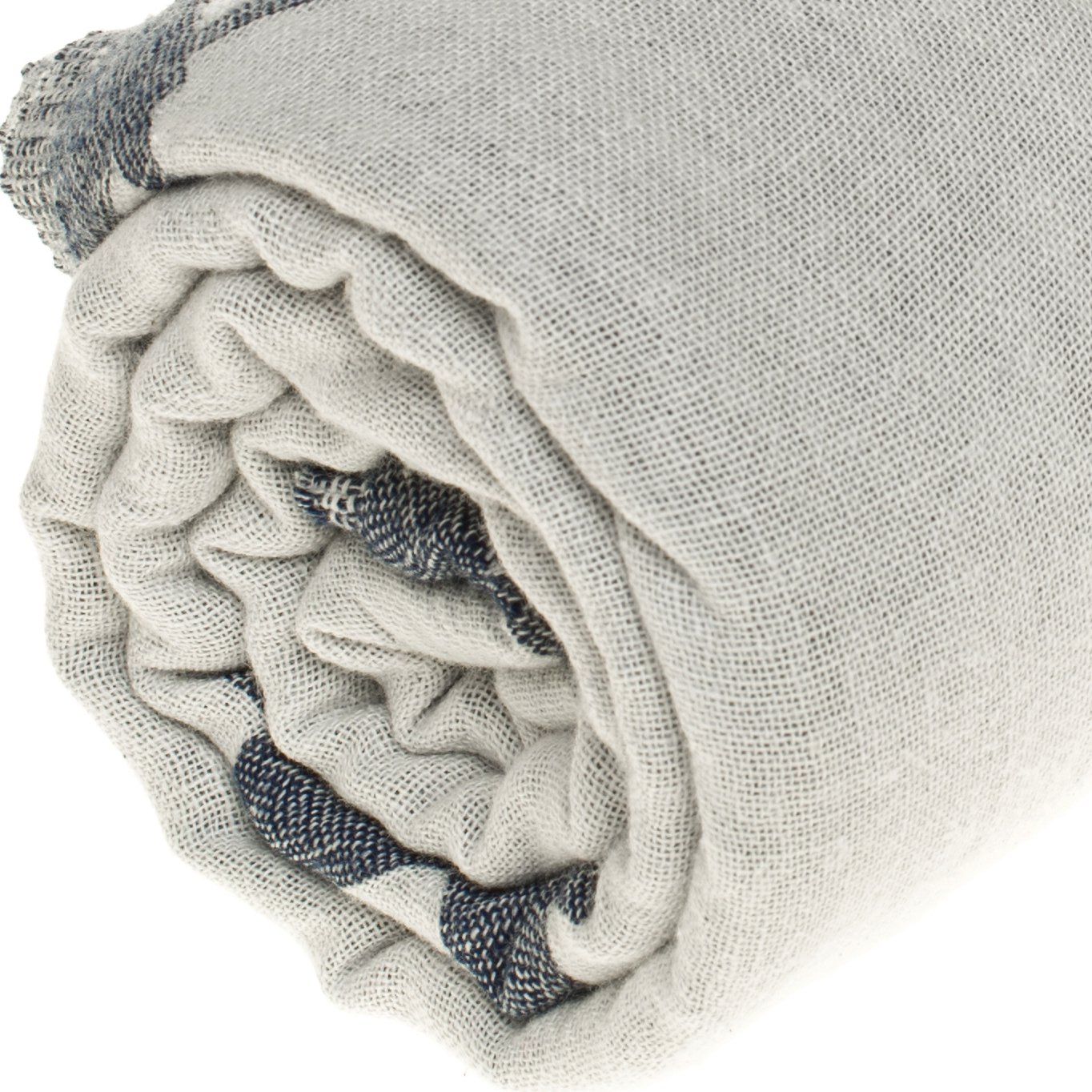 Premium 100% Cotton Oaxaca Turkish Towel - Ultra Absorbent & Quick Dry Beach Towel, Bath Towel & Peshtemal Blanket (37x70 Inches, Dark Blue, Set of 6) - Perfect for Beach, Pool, Spa, Travel & Yoga