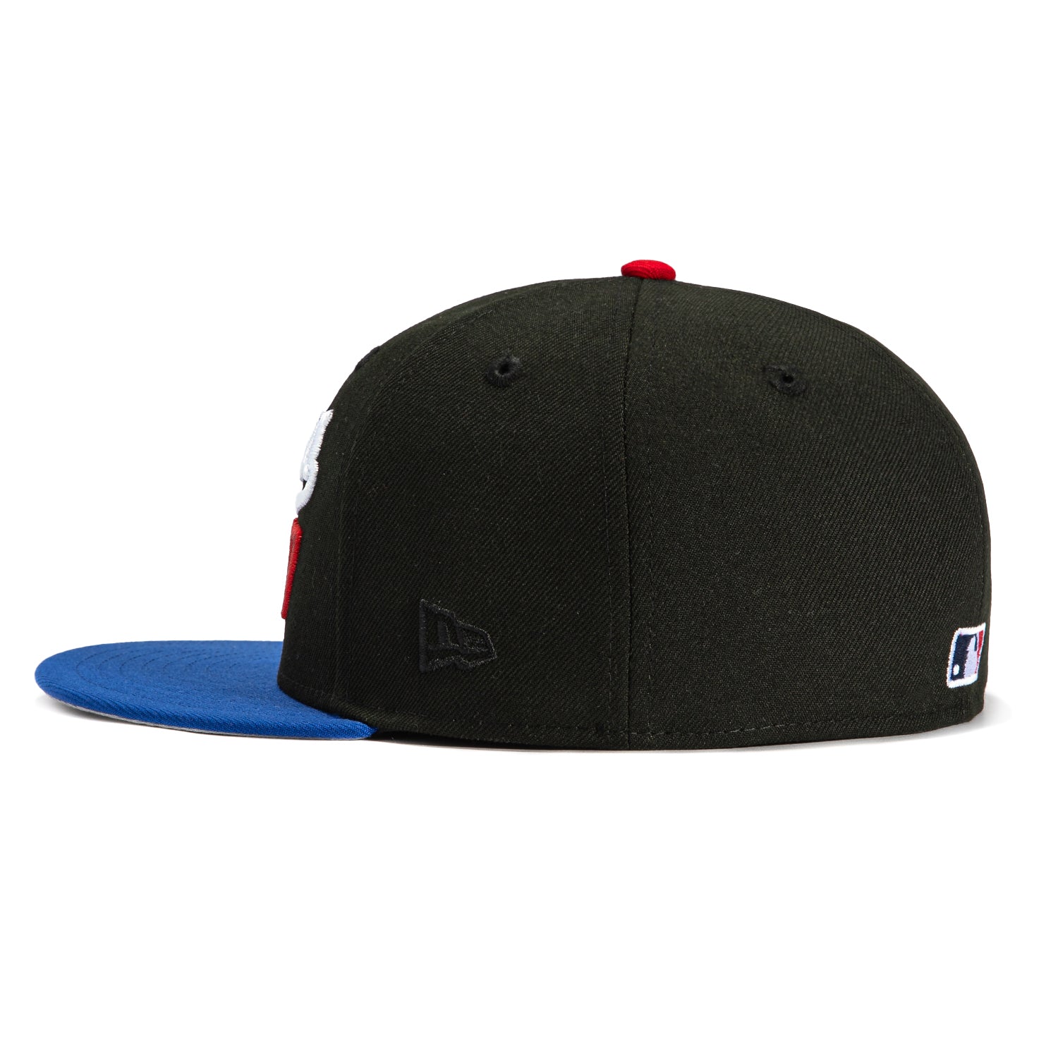 New Era 59Fifty Los Angeles Dodgers Shohei Ohtani 50/50 Patch Script Hat - Black & Royal Blue - Official MLB Baseball Cap for Men - Perfect for Games, Collecting & Streetwear Fashion