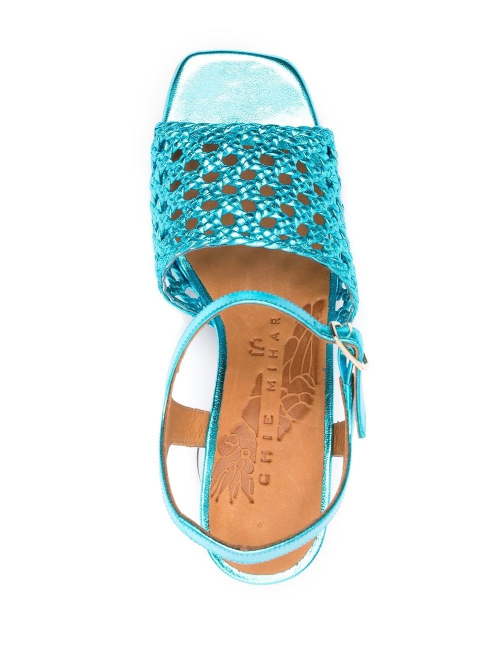 Chie Mihara Women's Clear Blue Leather Sandals - Comfortable & Stylish Summer Shoes for Beach, Travel & Casual Wear