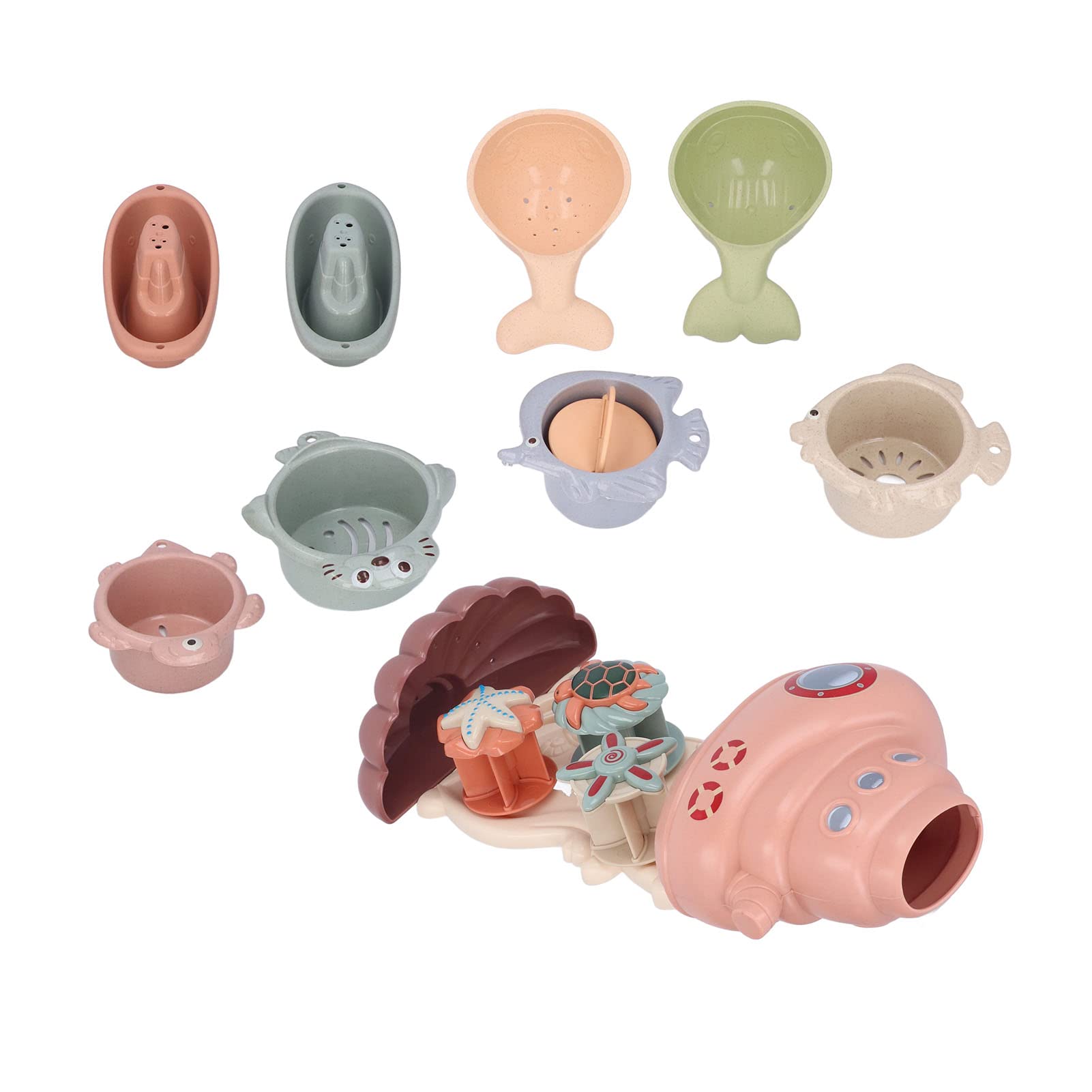 **Non-Toxic Toddler Bath Toys - Cartoon Submarine Bathtub Toys with Rounded Edges for Safe Shower Play - Best Bath Time Fun for Kids 18+ Months - Perfect for Sensory Play & Early Learning**    *(Use Cases: Ideal for bathtime fun, sensory development, water play learning, and keeping toddlers entertained during showers.)*