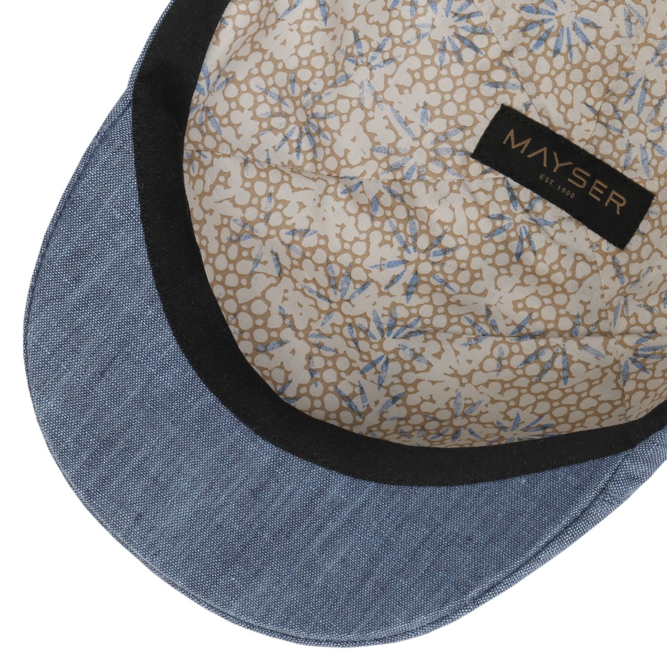 Stylish Mayser Paddy Linen Flat Cap for Men - Classic Irish Summer Hat for Outdoor Activities, Golf, Fishing & Casual Wear