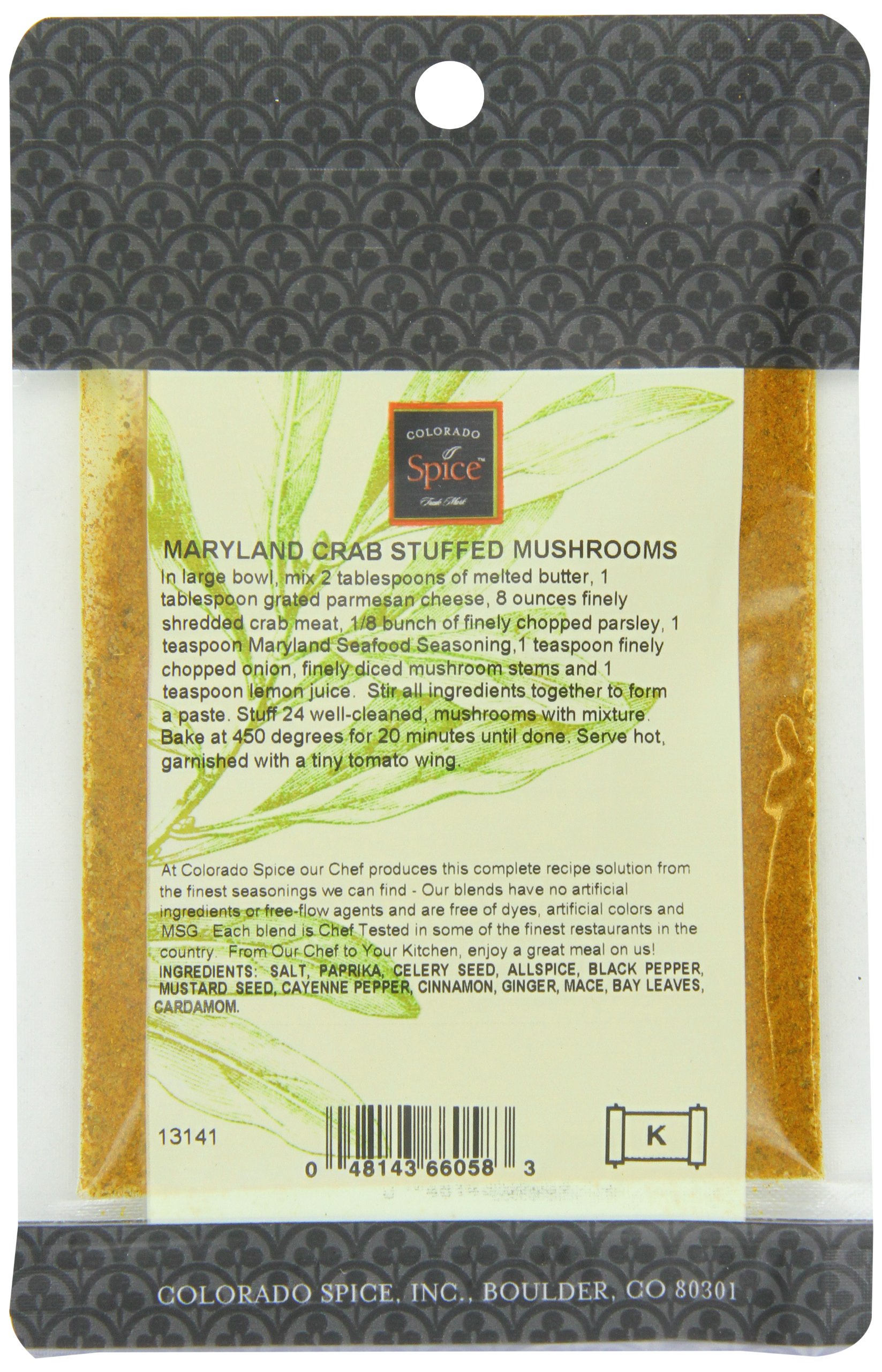 Premium Maryland Seafood Seasoning by Colorado Spice Company - Authentic Seafood Spice Blend (1.5-Oz Packets, 12-Pack) - Perfect for Crab Boils, Shrimp, Fish & Seafood Dishes