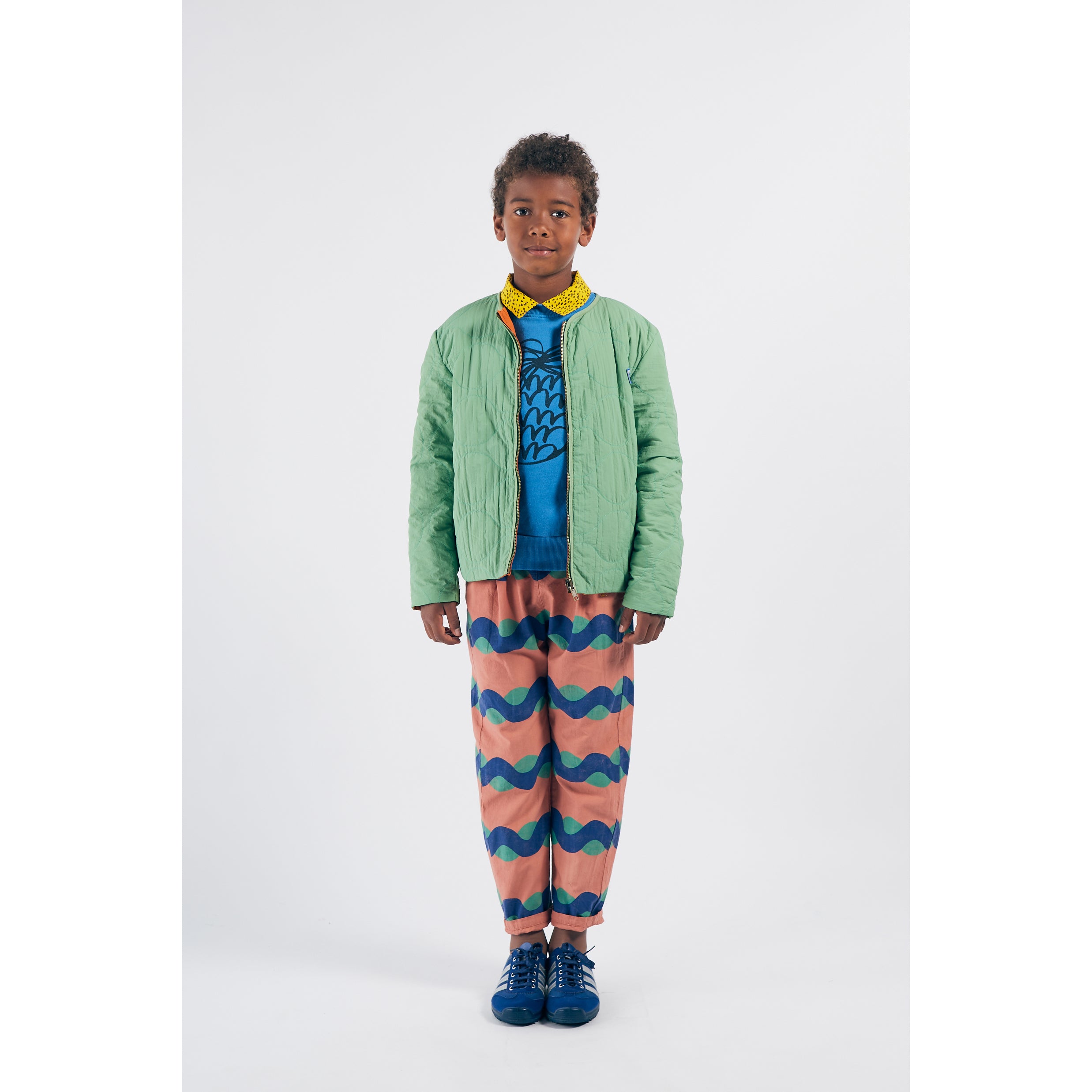 Bobo Choses All Over Sea Print Baggy Trousers for Women - Comfortable Loose Fit Beach Pants, Vacation Wear, Summer Casual Outfits