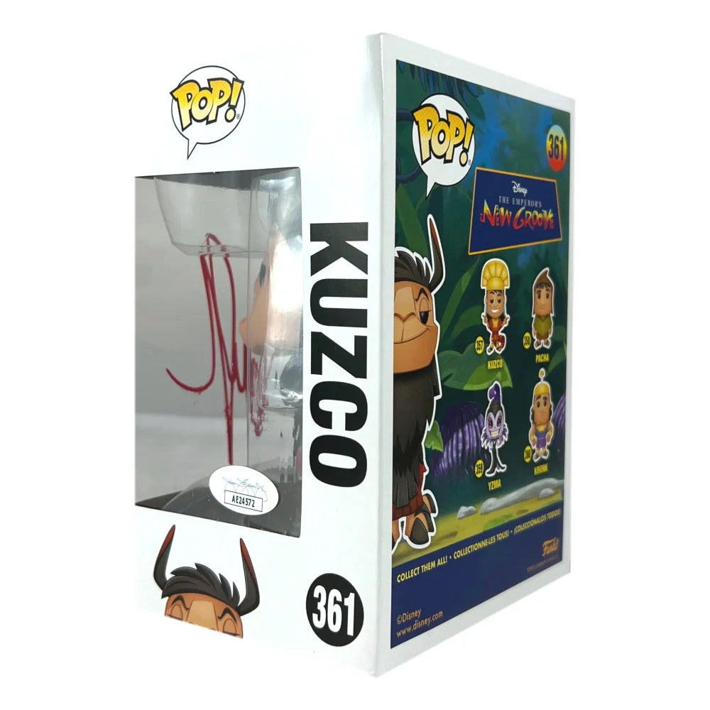 David Spade Signed Funko Pop #361 Emperor's New Groove Collectible with JSA COA - Authentic Autograph for Disney Fans & Pop Culture Collectors - Perfect for Display, Gifts & Memorabilia Collections