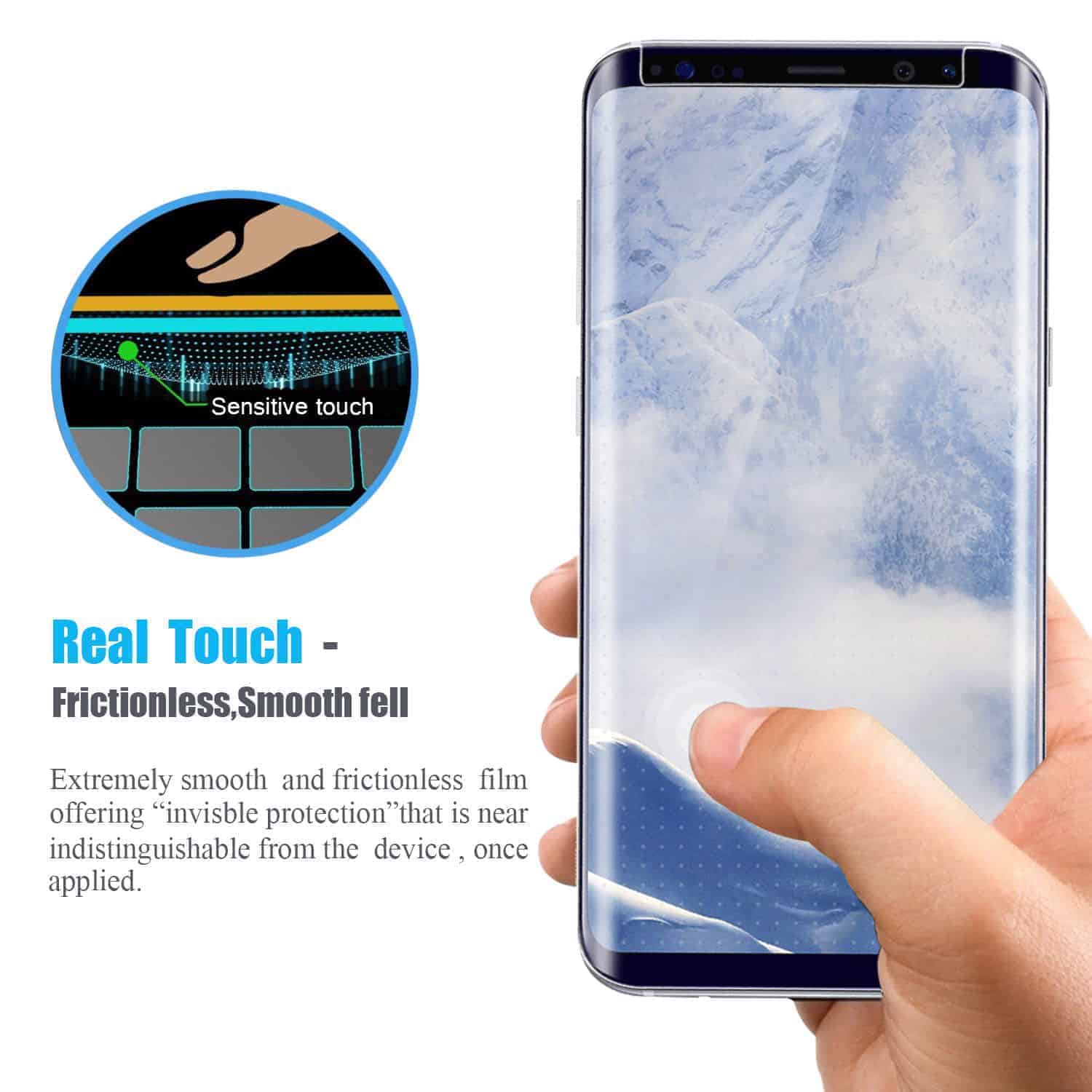 3 Pack Samsung Galaxy S9 Plus Screen Protector - HD Clear, Anti-Scratch, Bubble-Free Tempered Glass for S9+ (2018 Model) | Perfect for Daily Protection, Gaming & Work Use