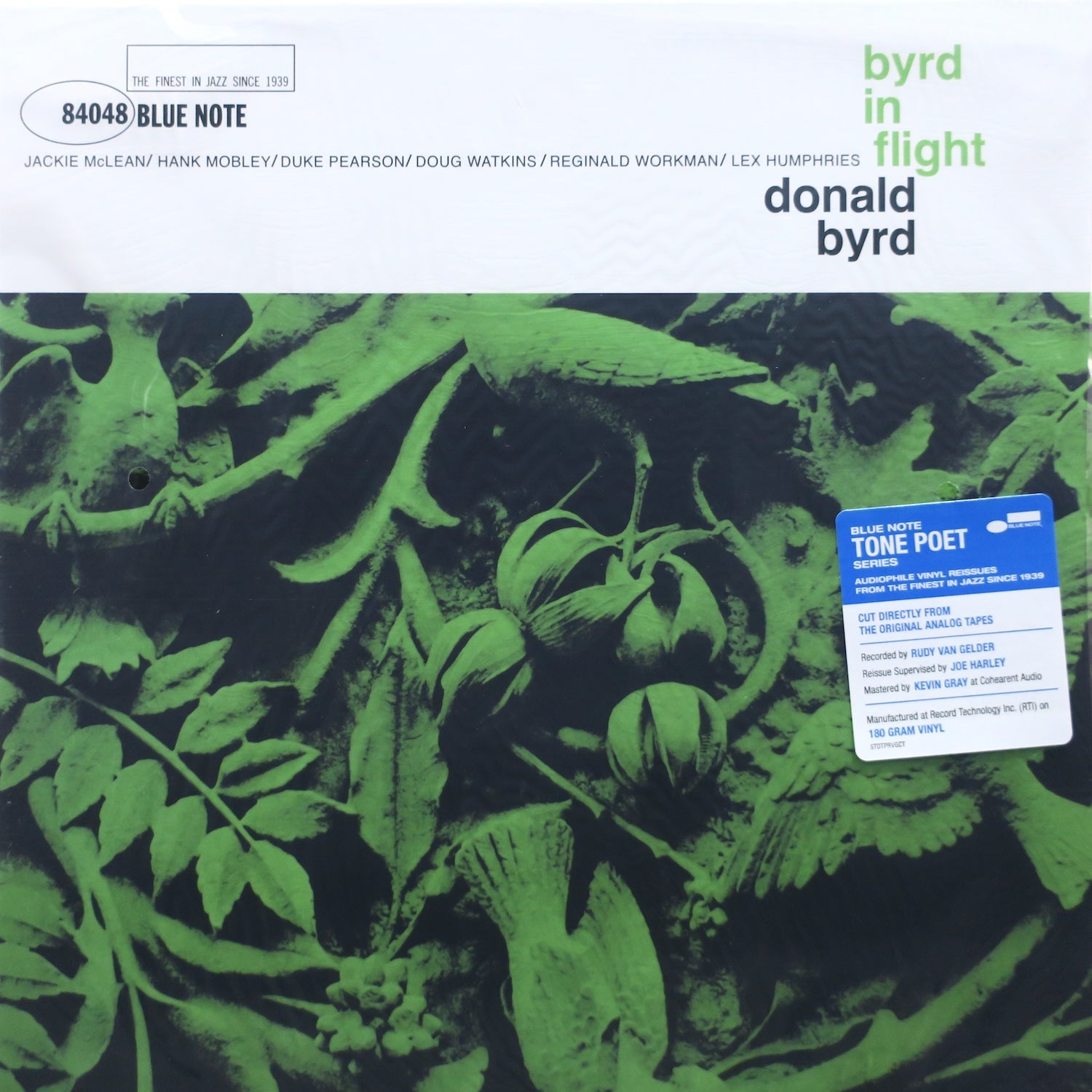 Donald Byrd 'Byrd In Flight' Blue Note Tone Poet 180g Vinyl LP - Jazz Record for Audiophiles & Collectors - Perfect for Home Listening & Music Enthusiasts