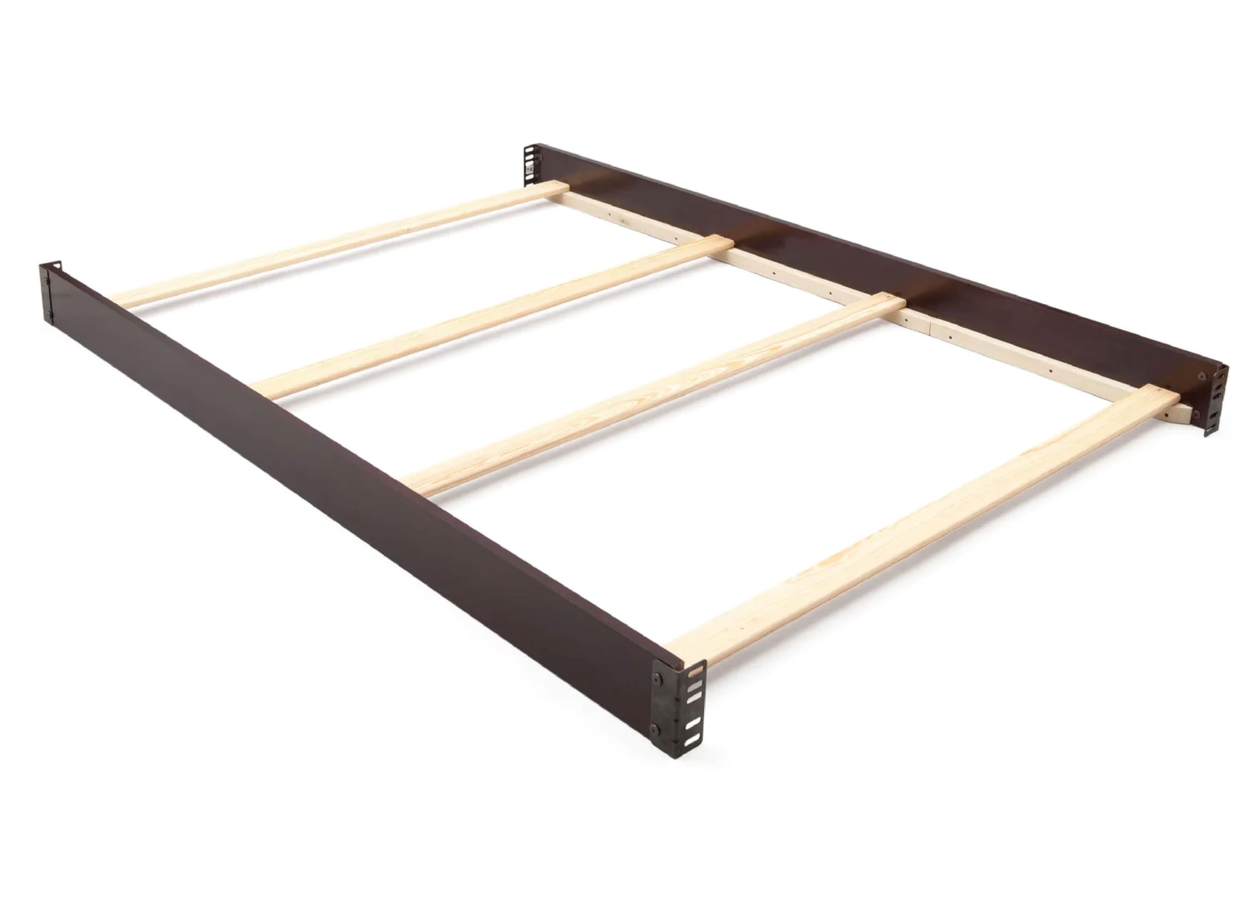 Delta Children CC KITS Full-Size Conversion Kit Bed Rails for Archer Cribs - Dark Chocolate (Model #0050-207) | Safe Toddler Bed Transition | Nursery to Big Kid Bed Upgrade