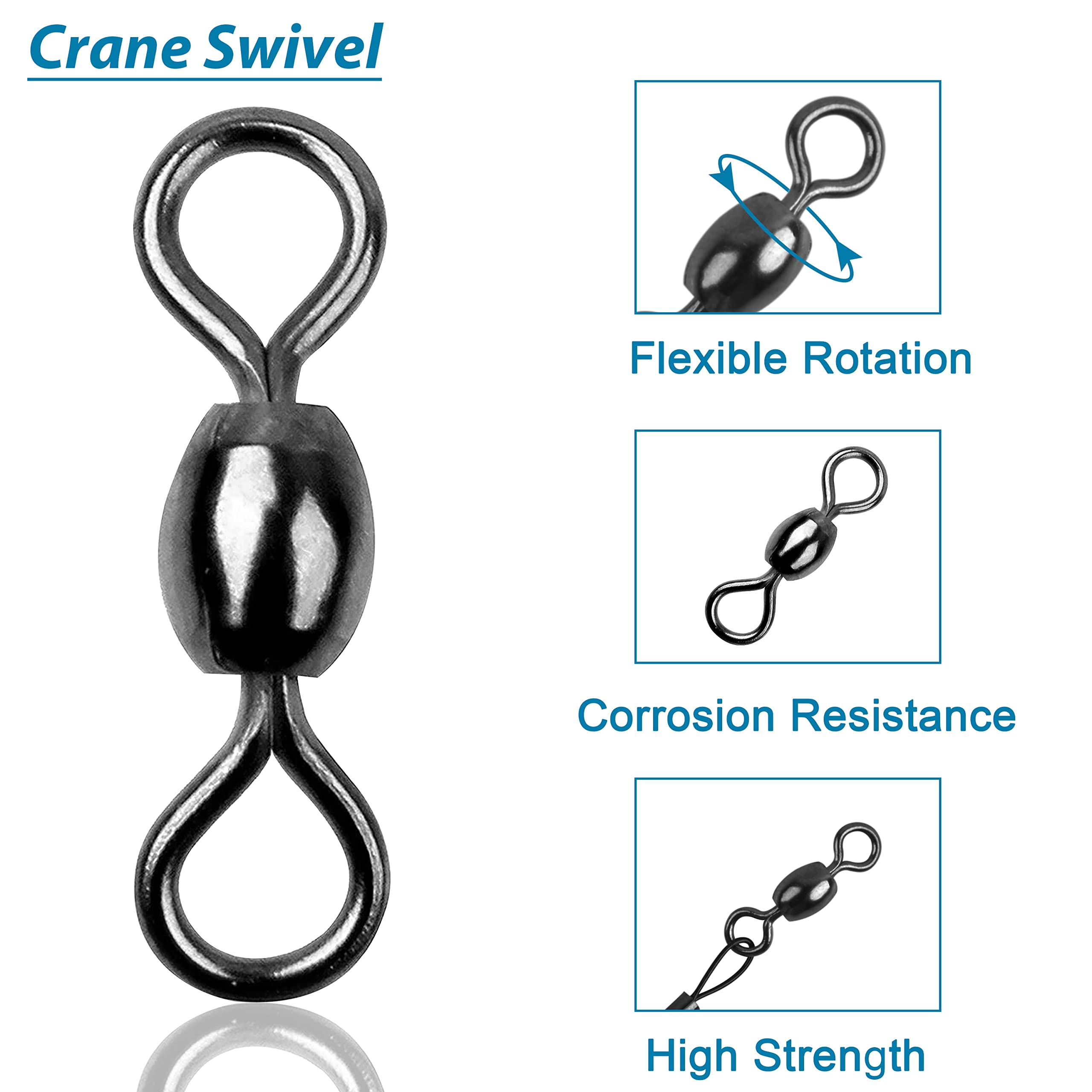 Stainless Steel Fishing Egg Sinker Weight Rigs with Wire Leaders, Swivels & Snaps - Saltwater Flounder Rig for Bottom Fishing | Ocean, Pier & Deep Sea Angling Gear