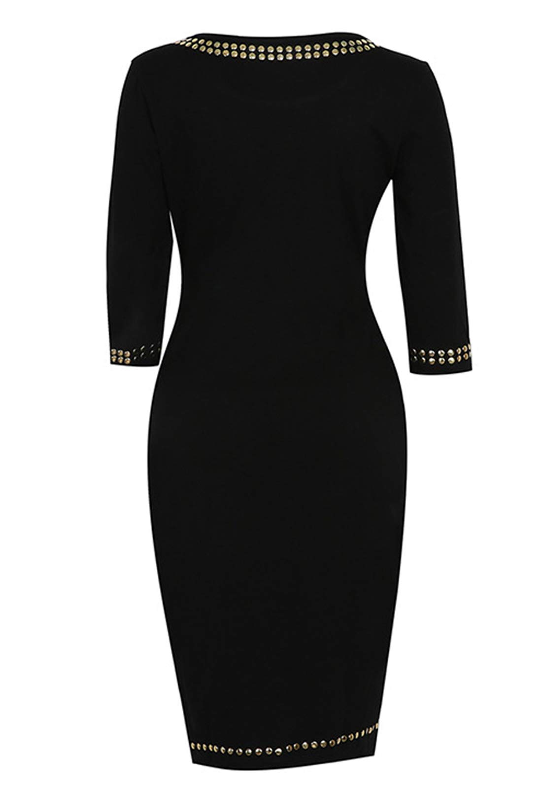 Elegant Women's Business Pencil Dress - Retro Cocktail & Office Wear for Work, Parties & Casual Outings