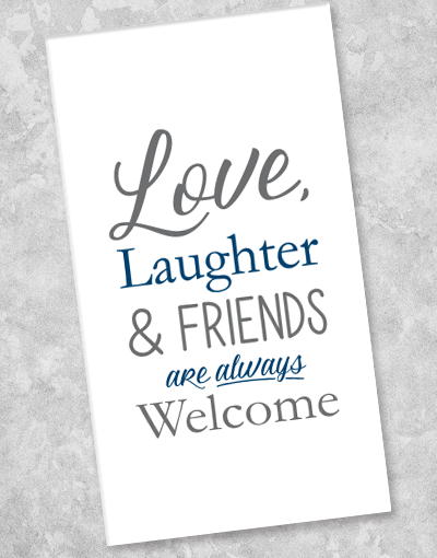 Friends Are Welcome Guest Towels (36 Count) - Premium Cotton Napkins for Parties, Weddings & Home Decor