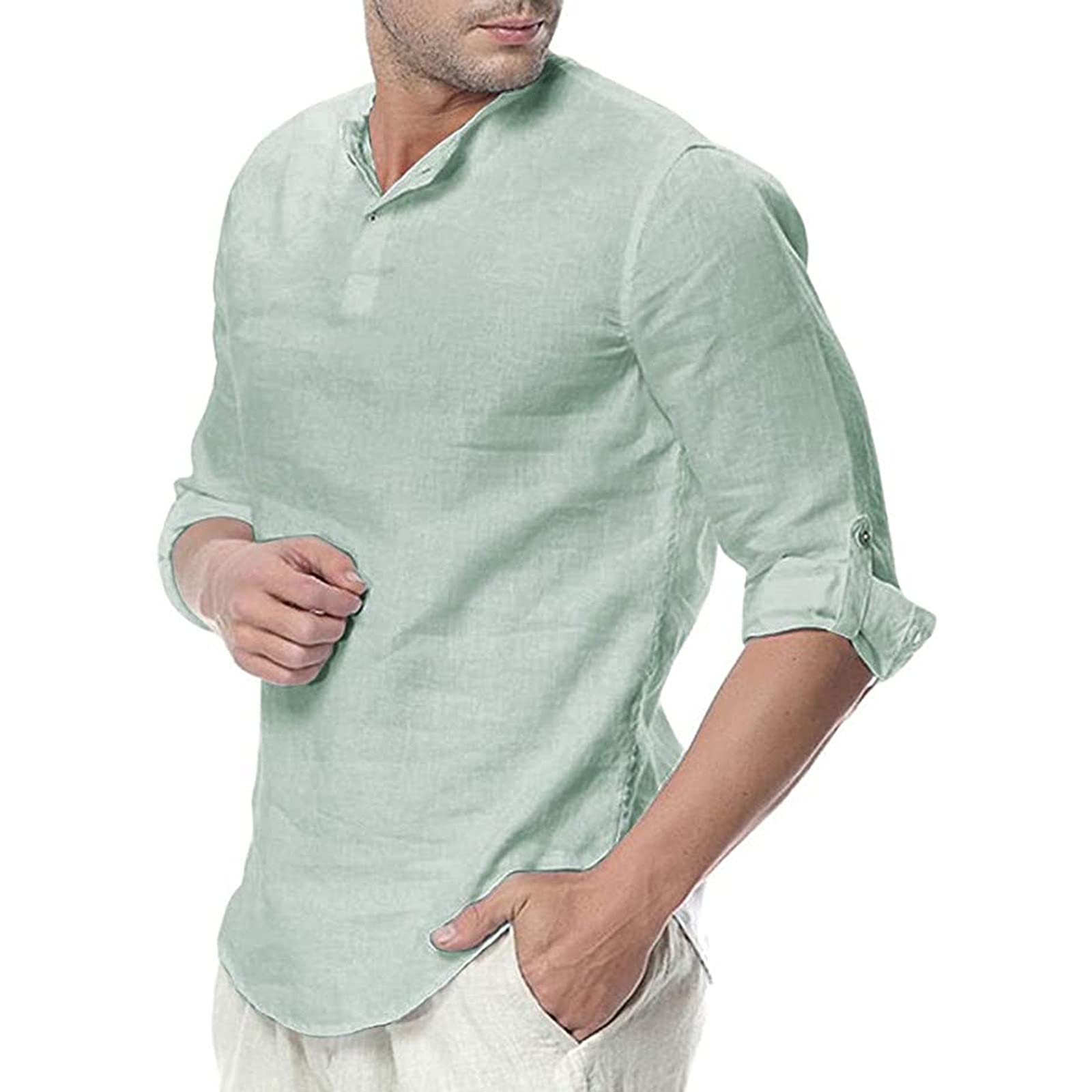 Men's Patchwork Business Casual Shirt - Slim Fit Short Sleeve Lapel Neck Blouse for Office Wear & Athletic Style | Perfect for Work, Date Night & Summer Outings