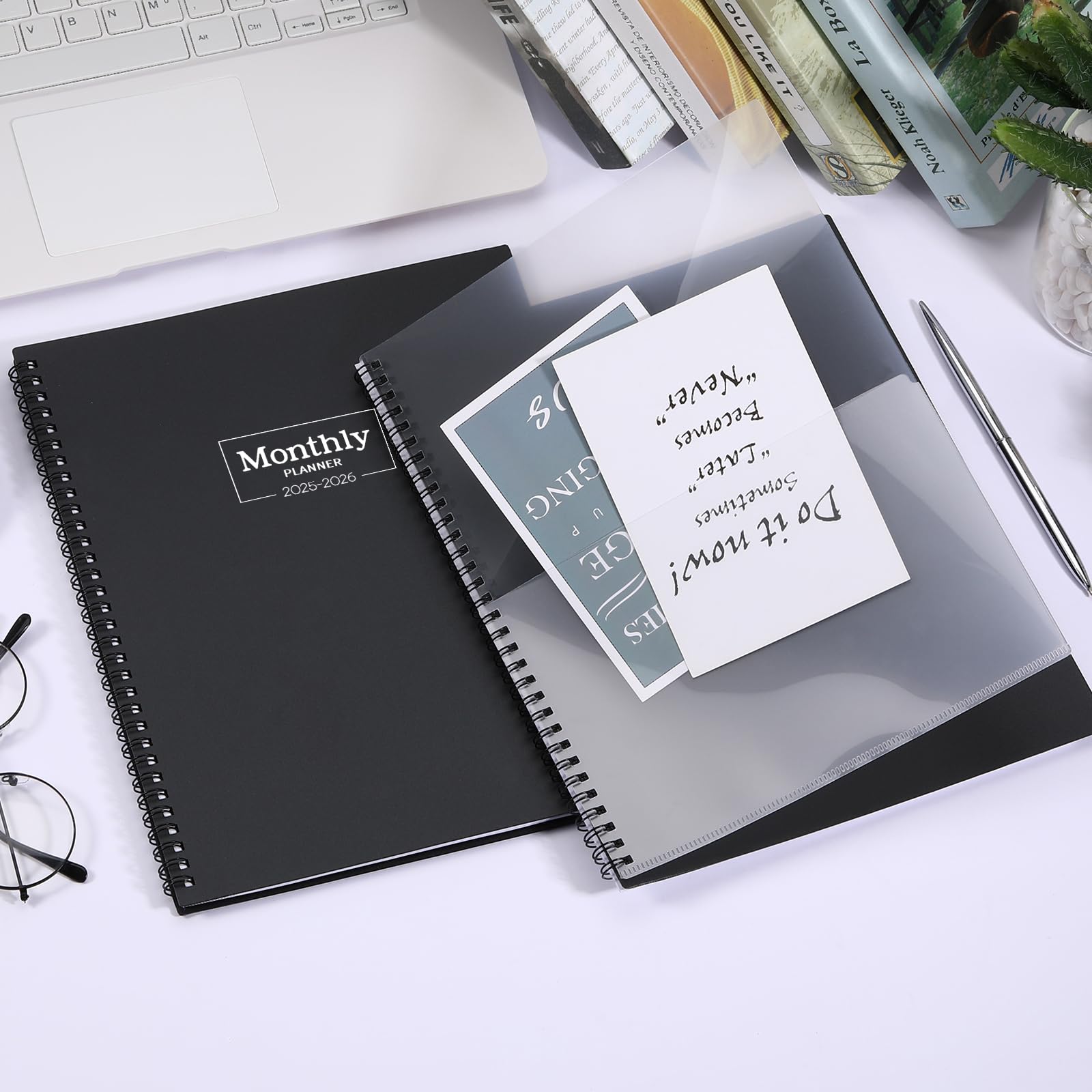 2025-2026 Monthly Planner with Tabs & Pocket | July 2025 - December 2026 | 18-Month Organizer with Contacts/Passwords Section | 8.5