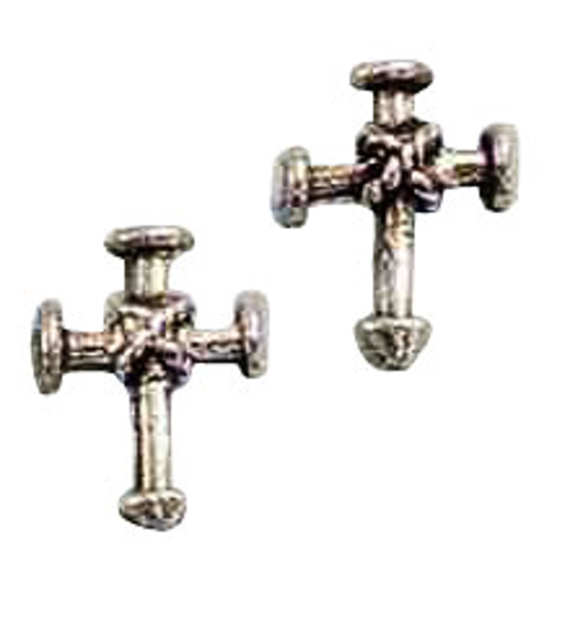 Sterling Silver Christian Cross Post Stud Earrings for Women - Hypoallergenic Religious Jewelry Gift for Baptism, Confirmation & Church