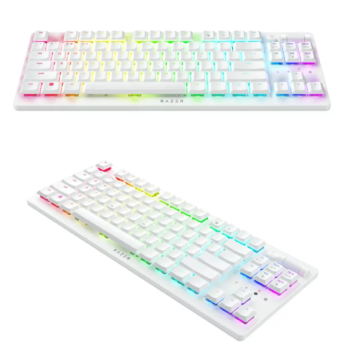Razer DeathStalker V2 Pro TKL Wireless Gaming Keyboard - 84 Key Low Profile Optical Mechanical Keyboard with Linear Red Switches | Perfect for Esports, Streaming & Office Work
