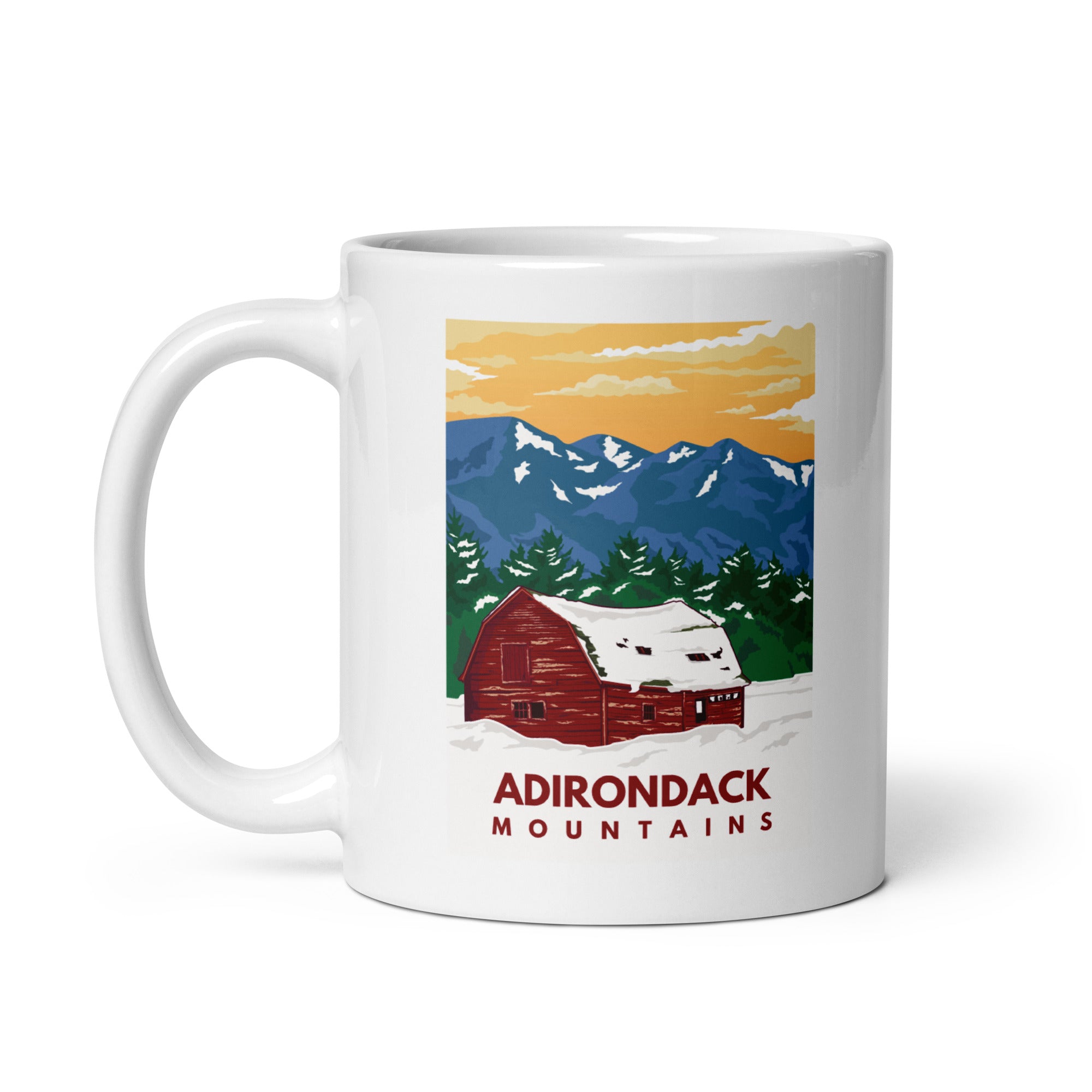 Keene Barn Ceramic Coffee Mug - 15oz Insulated Travel Tumbler for Hot & Cold Drinks - Perfect for Home, Office, Camping & Gifts