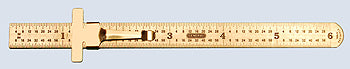 Precision Stainless Steel Ruler with 1/64 and 1/32 Inch Markings - Perfect for Engineering, Woodworking, and DIY Projects