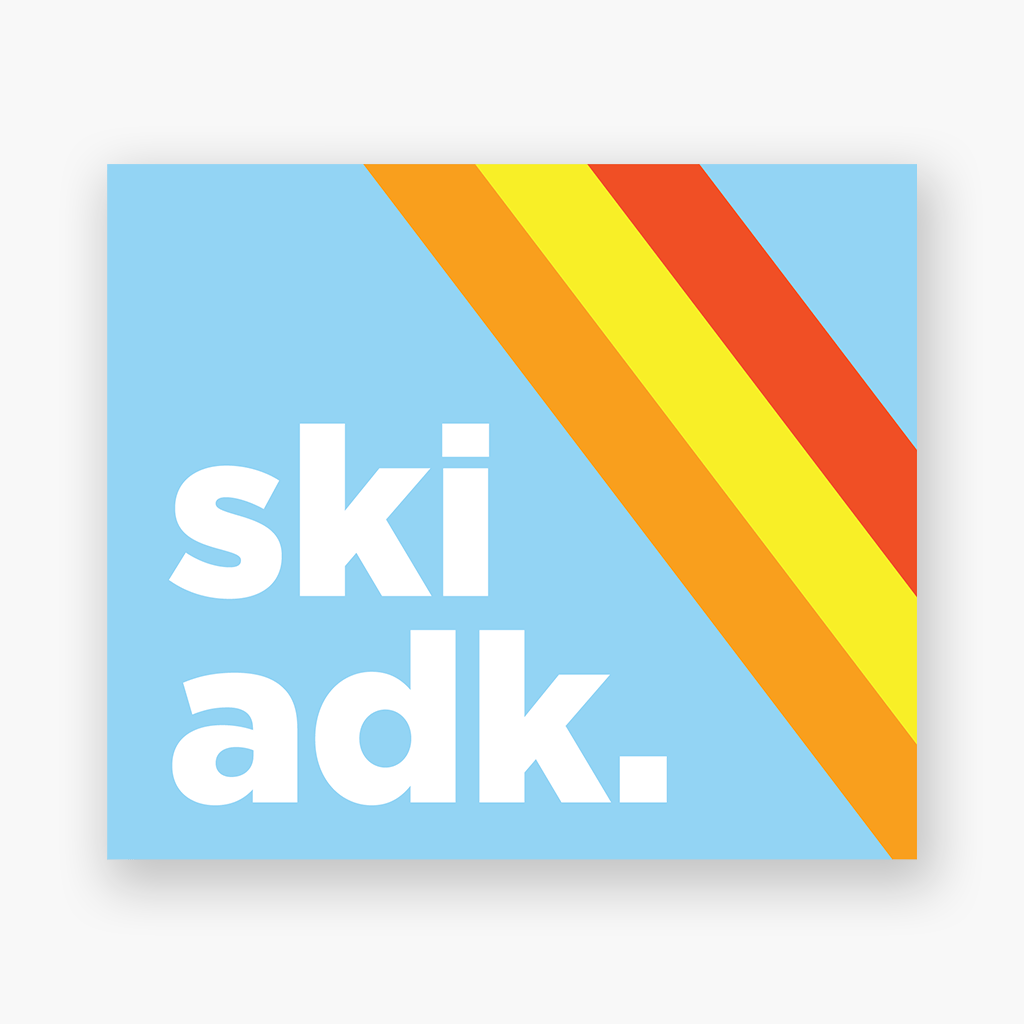 SkiADK Series Retro Stickers - Vintage Decals for Laptops, Water Bottles & Snowboards - Perfect for Outdoor Enthusiasts & Winter Sports Lovers