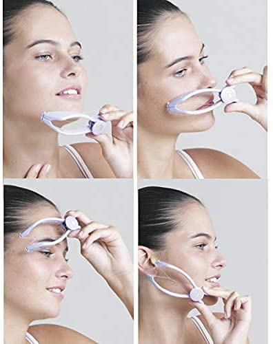 Kalitus Women's Eyebrow & Facial Hair Threading Tool - Instant Hair Remover for Neck, Eyebrows, Forehead, Cheeks, Chin & Upper Lip | 1 Count | Perfect for Home Salon & Travel Beauty Care