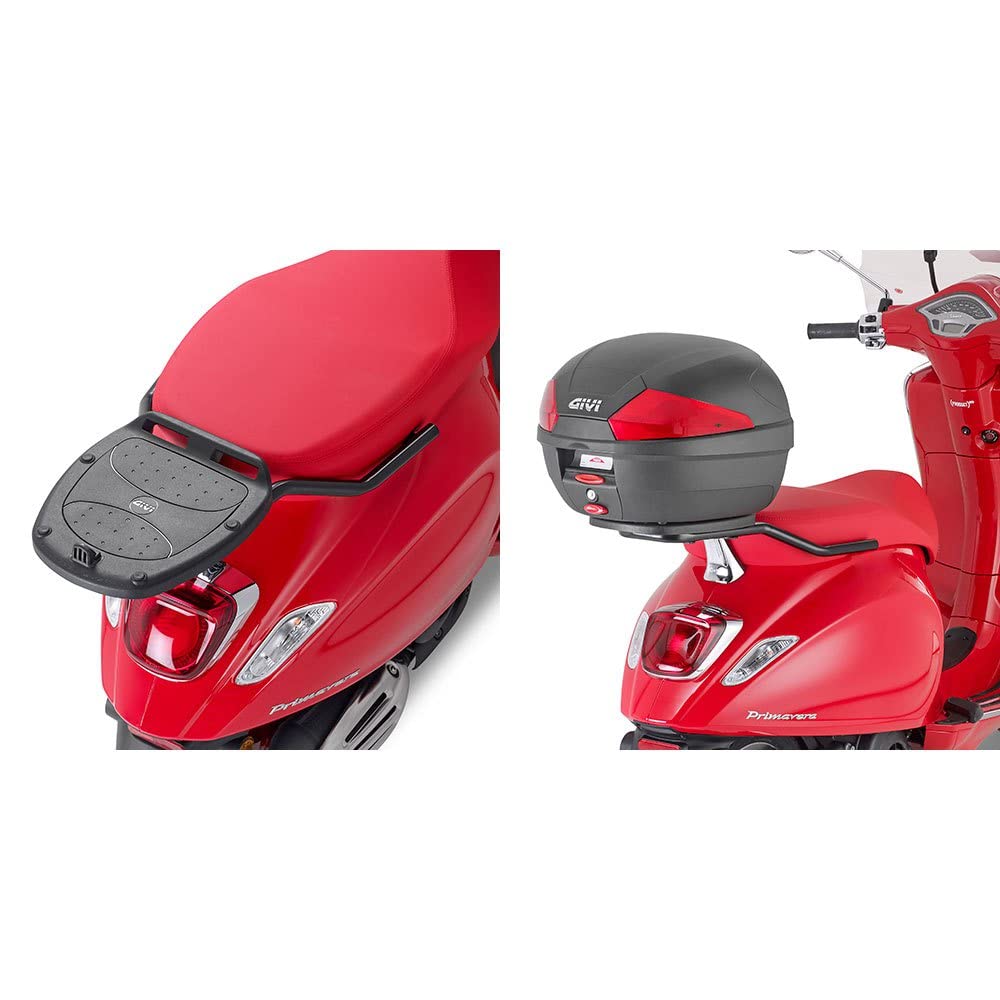 GIVI SR5608 Motorcycle Top Case Rack - Universal Mounting for Secure Luggage Storage on Touring & Commuter Bikes