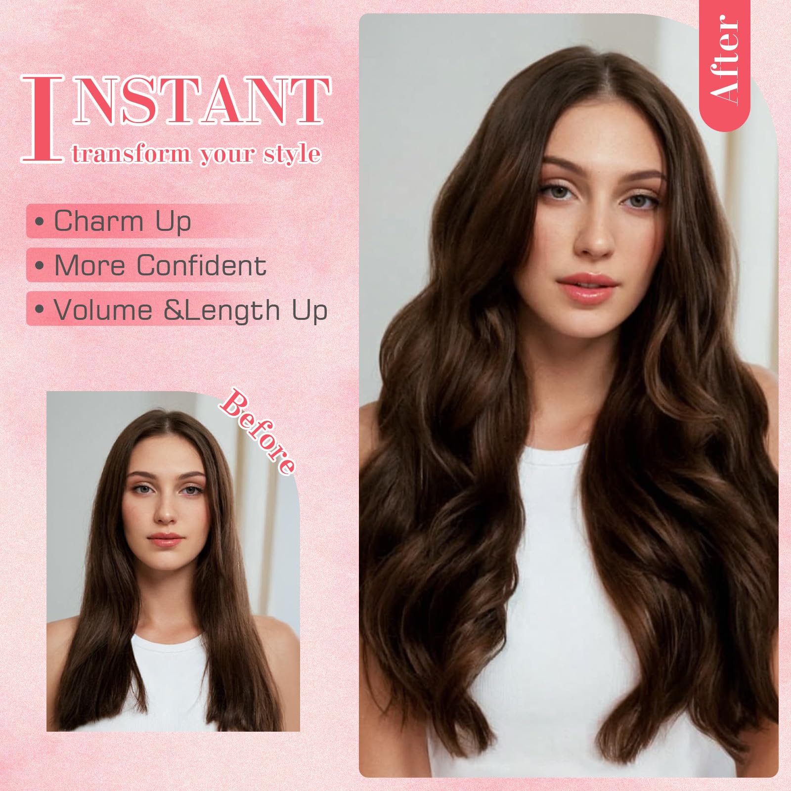 Natural Black Remy Human Hair Clip-In Extensions - 10 Inch Silky Straight Double Weft (8pcs/110g) #1B | Premium Quality Hair Extensions for Women | Perfect for Daily Wear, Parties & Special Occasions