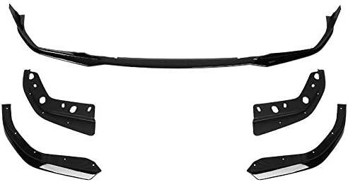 2019-2022 BMW 3 Series G20 G21 M Sport/M340i Glossy Black ABS Front Bumper Lip Set - 5PC Aero Kit for Enhanced Style & Performance | Perfect for Car Enthusiasts & Street Racing