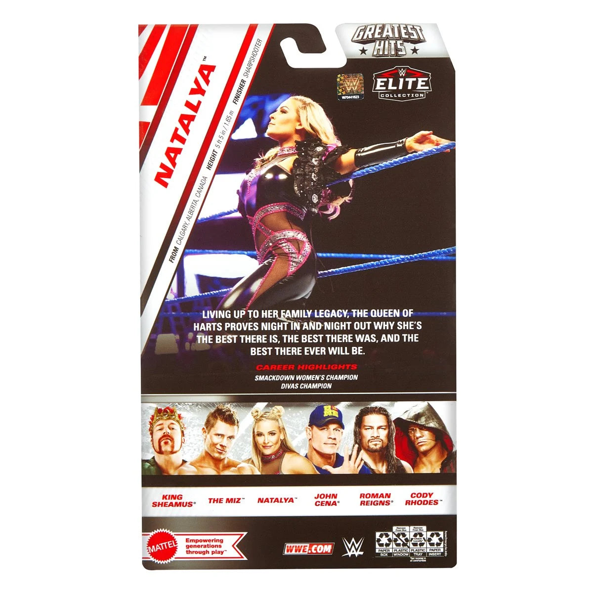Natalya WWE Elite Collection Greatest Hits Series 2025 Action Figure - Official Wrestling Collectible for Fans & Display