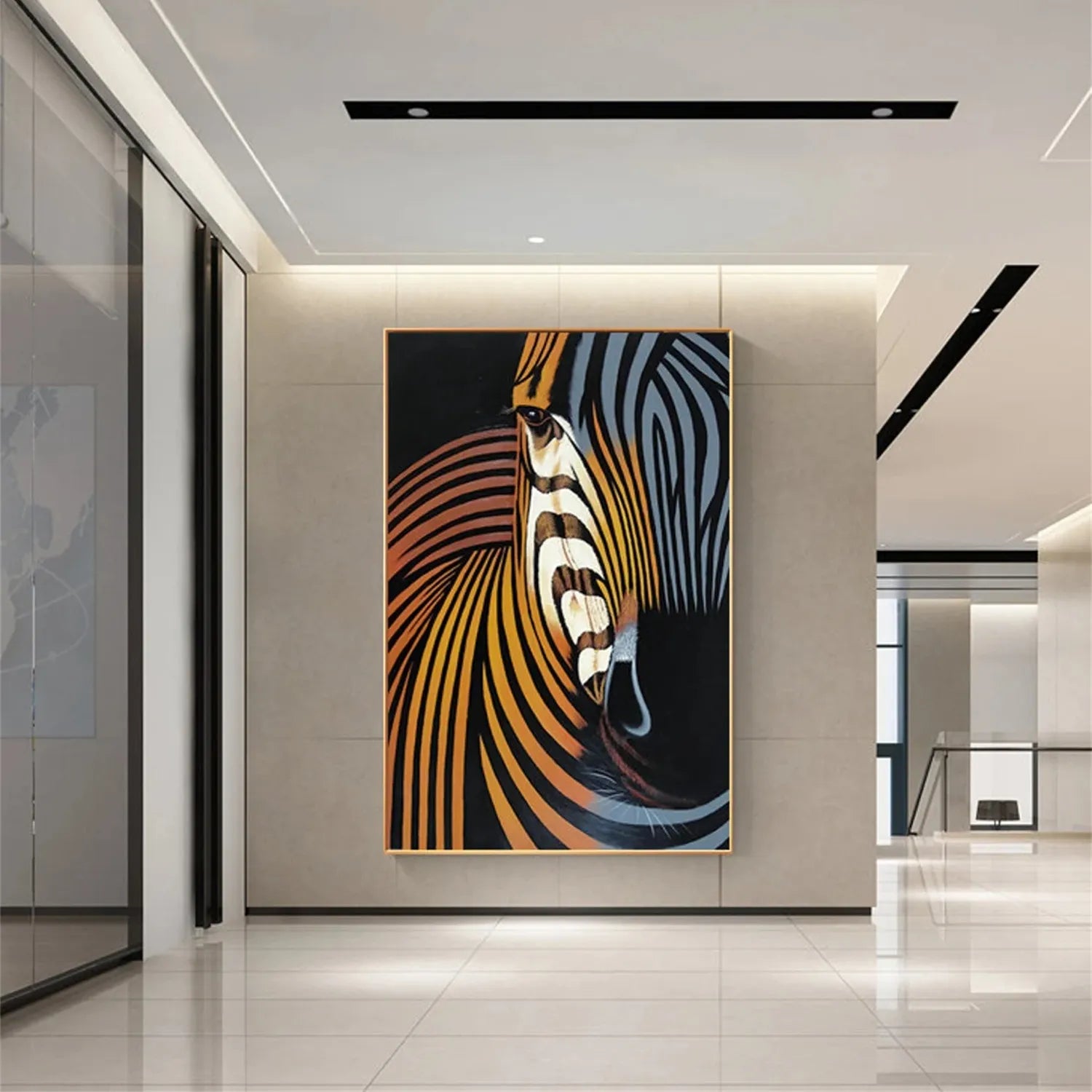 Animal Art Painting #AP067 - Handmade Canvas Wall Art for Home Decor, Living Room, Bedroom & Office