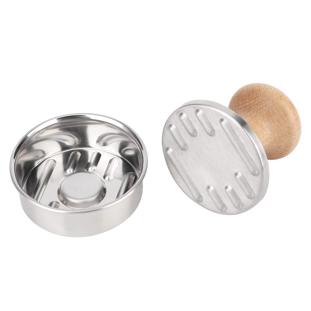 Stainless Steel Manual Hamburger Press Maker - QANYEGN Patty Forming Machine for Homemade Burgers, Meatballs & Patties | Perfect Kitchen Tool for BBQ, Grilling & Home Cooking
