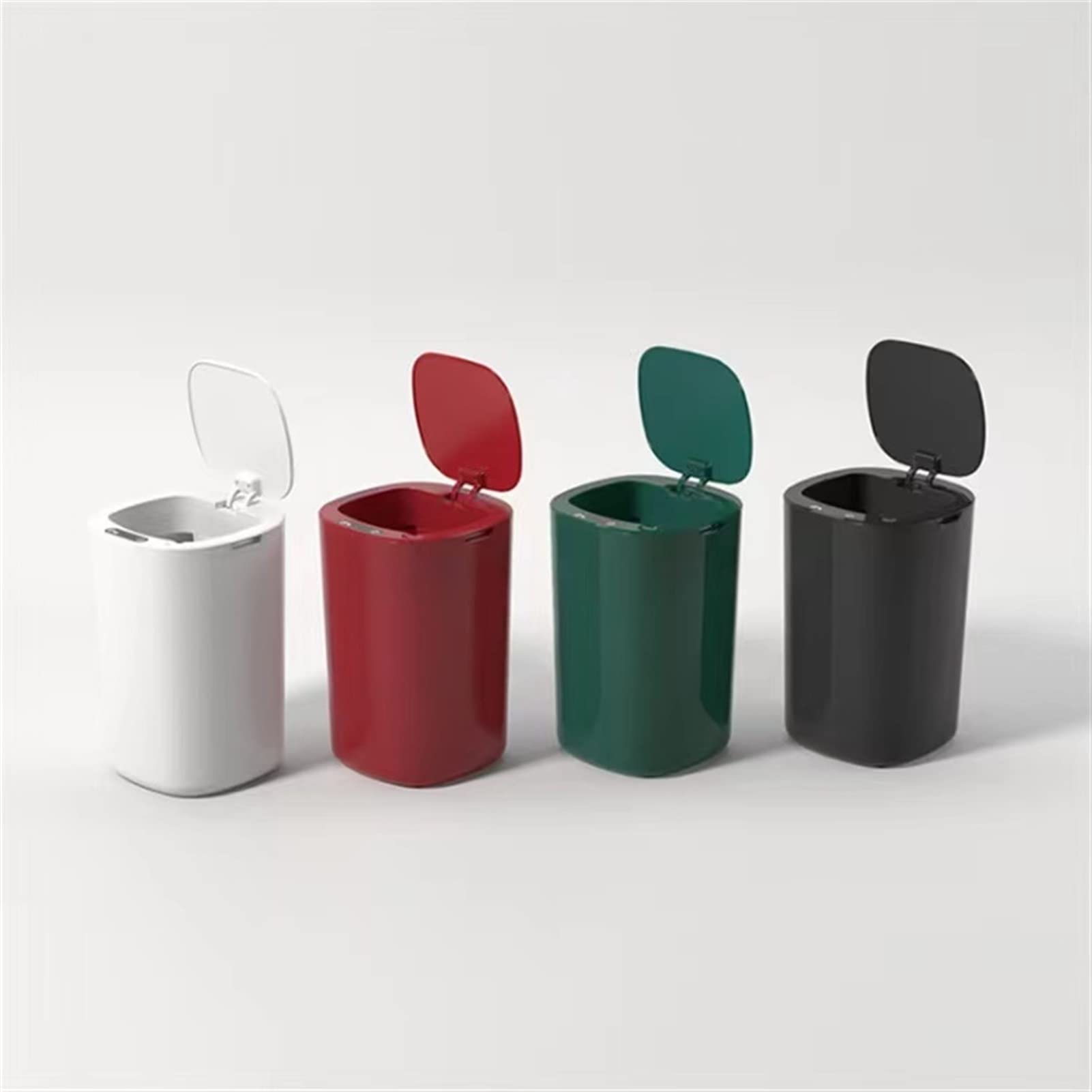 12L Smart Automatic Sensor Trash Can - White, Hands-Free Motion Activated Garbage Bin for Kitchen, Bathroom, Office & Home Use