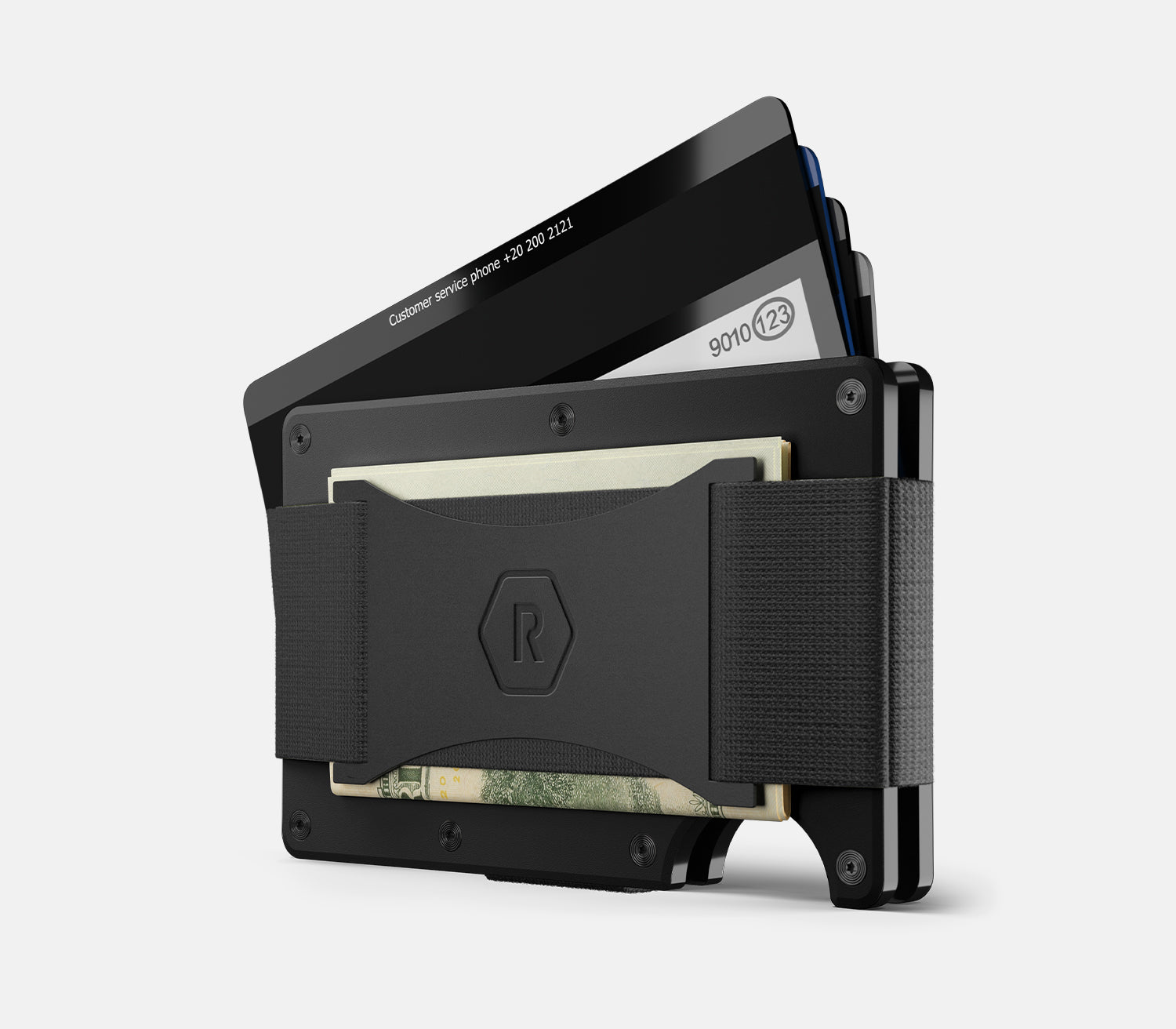 Ridge Wallet for Men - Slim RFID Blocking Aluminum Metal Wallet - Las Vegas Raiders Edition - Perfect for Everyday Carry, Travel & Gifts