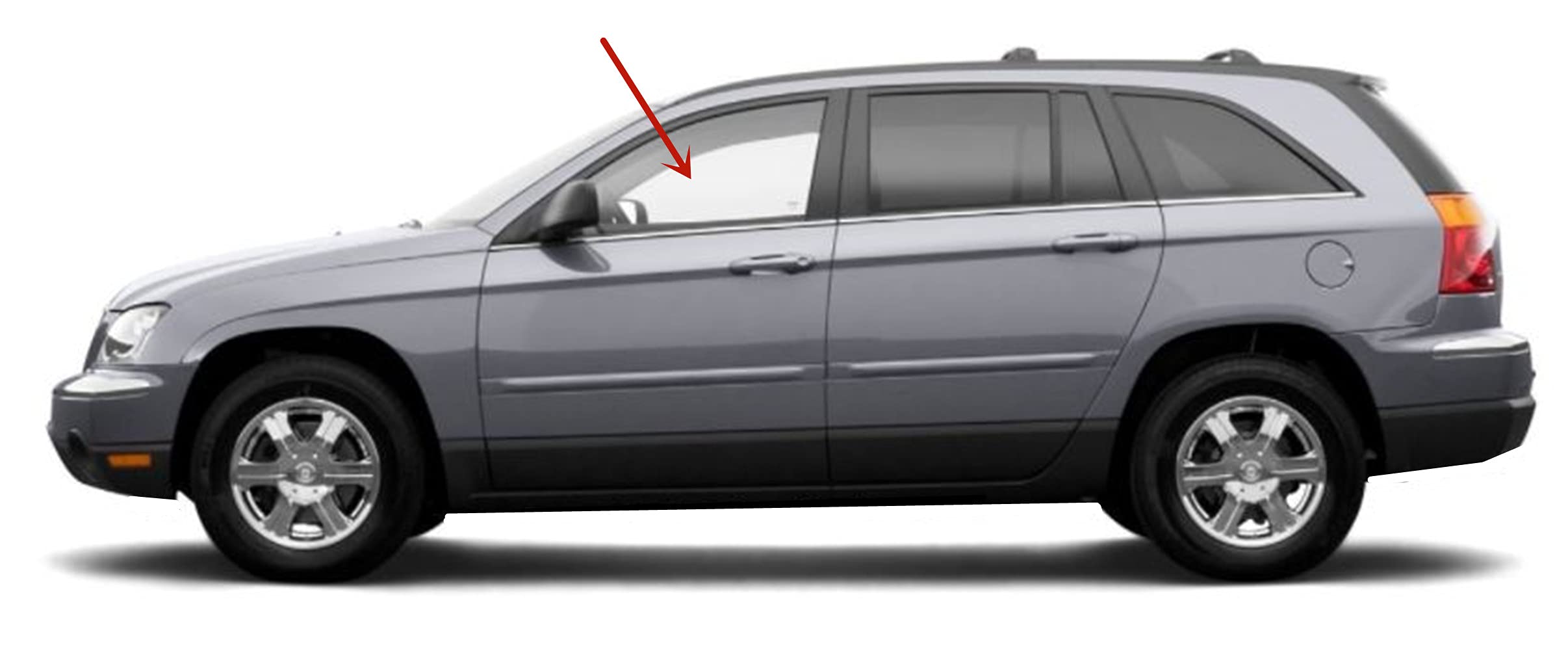 Replacement Laminated Driver Side Front Door Window Glass for 2004-2008 Chrysler Pacifica | OEM Fit | Durable & Shatter-Resistant | Perfect for Daily Commuting & Family Road Trips
