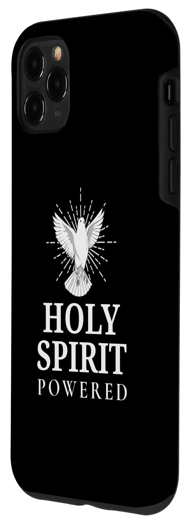 iPhone 11 Pro Max Christian Phone Case with Holy Spirit Dove Design - Religious Gift for Men & Women - Perfect for Church, Bible Study & Daily Faith Inspiration