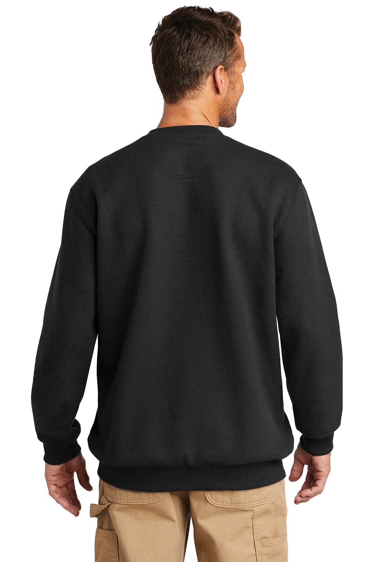 Carhartt Midweight Custom Sweatshirts for Men & Women - Comfortable Pullover Hoodie, Black - Perfect for Work, Outdoor Activities & Casual Wear