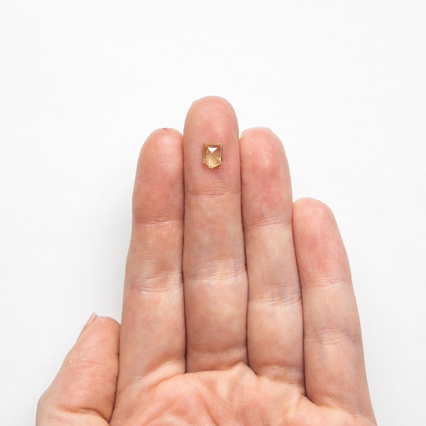 0.85ct Natural Shield Rose Cut Sapphire - 6.31x4.87x2.54mm Loose Gemstone for Jewelry Making, Engagement Rings & Unique Gifts