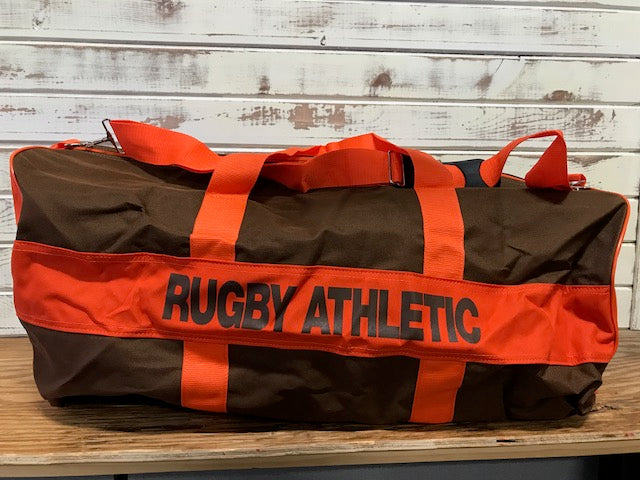 Premium Rugby Athletic Duffle Bag - Large Sports Gym Bag with Shoulder Strap - Perfect for Rugby Training, Gym Workouts & Travel Gear