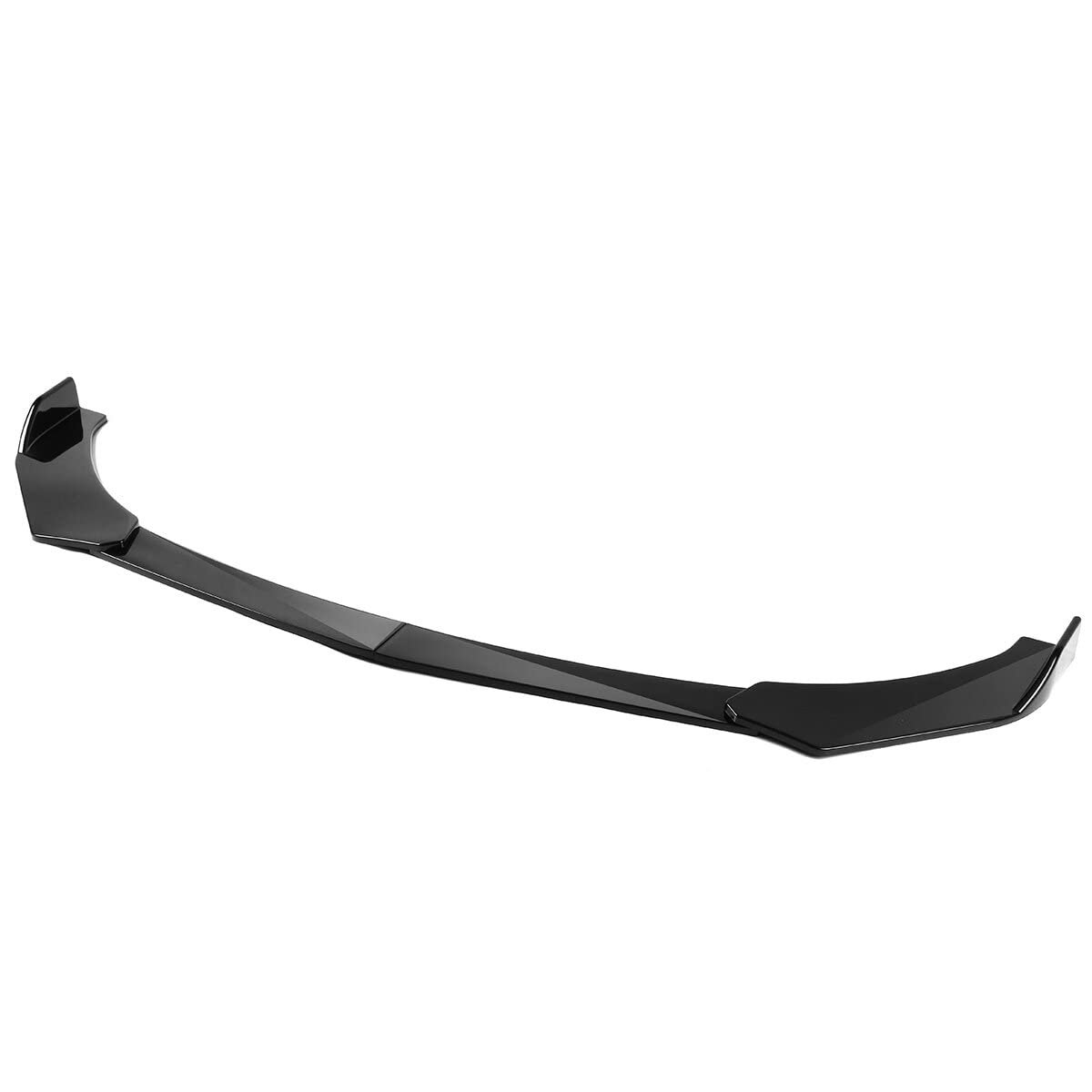 Universal Glossy Black Car Body Kit - Front Bumper Lip Spoiler (74.5cm) + Side Skirt Extensions + Rear Bumper Lip (35cm) for Most Vehicles | Enhanced Aerodynamics & Sporty Styling for Sedans, Coupes, and Hatchbacks