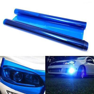 Dark Blue Roll Headlight & Tail Light Tint Vinyl Film - 12