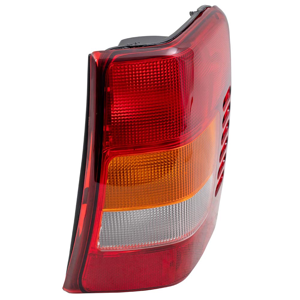 Brock Replacement Tail Lights Lens with Circuit Boards for 2002-2004 Jeep Grand Cherokee - Driver & Passenger Side (Part# 55155138AJ) - Perfect for Night Driving & Vehicle Restoration