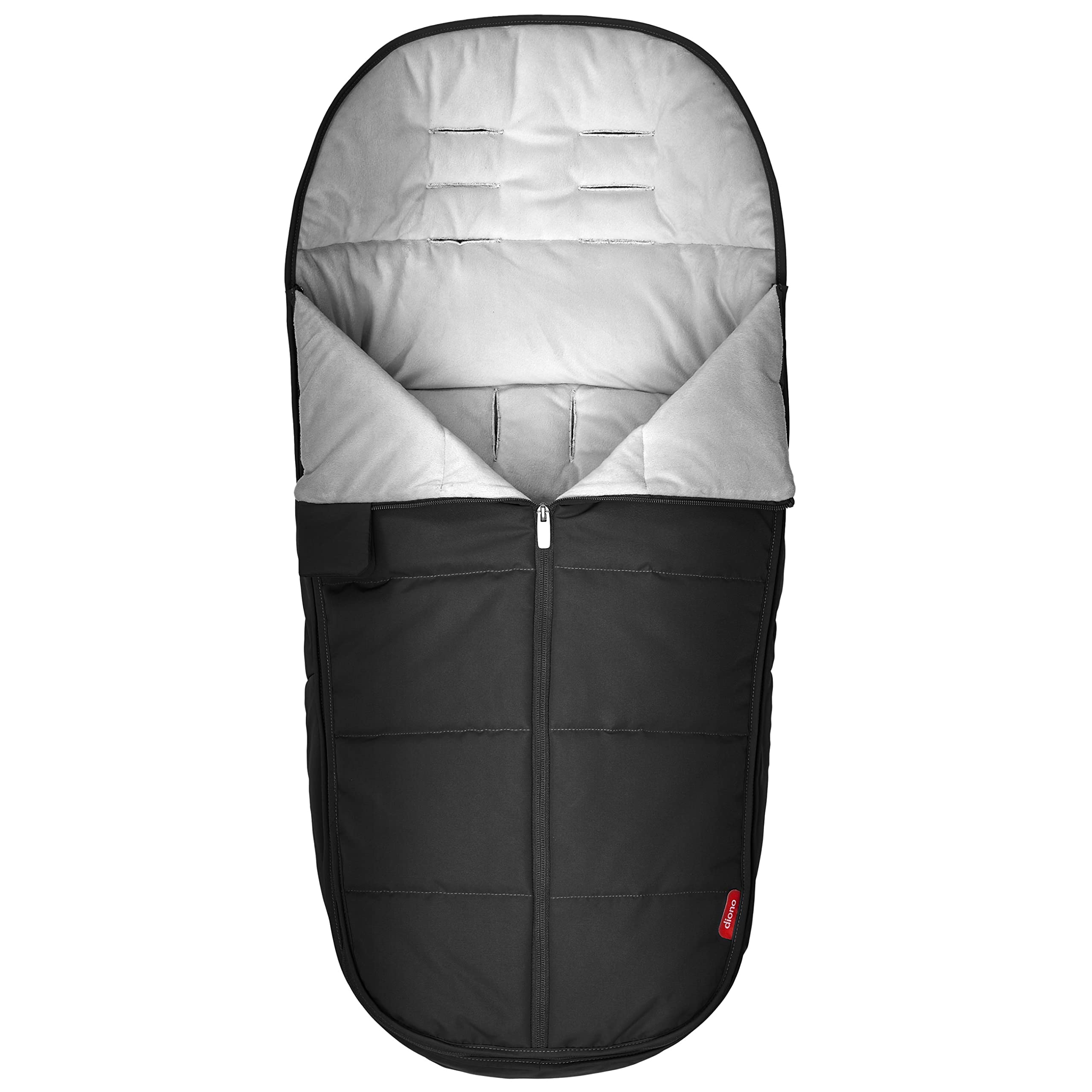 Diono All Weather Stroller Footmuff - Universal Fit for Baby to Toddler with Super Soft Padding, Weatherproof & Water Resistant Lining (Black Midnight) - Perfect for Winter Strolls, Outdoor Adventures & Cold Weather Protection
