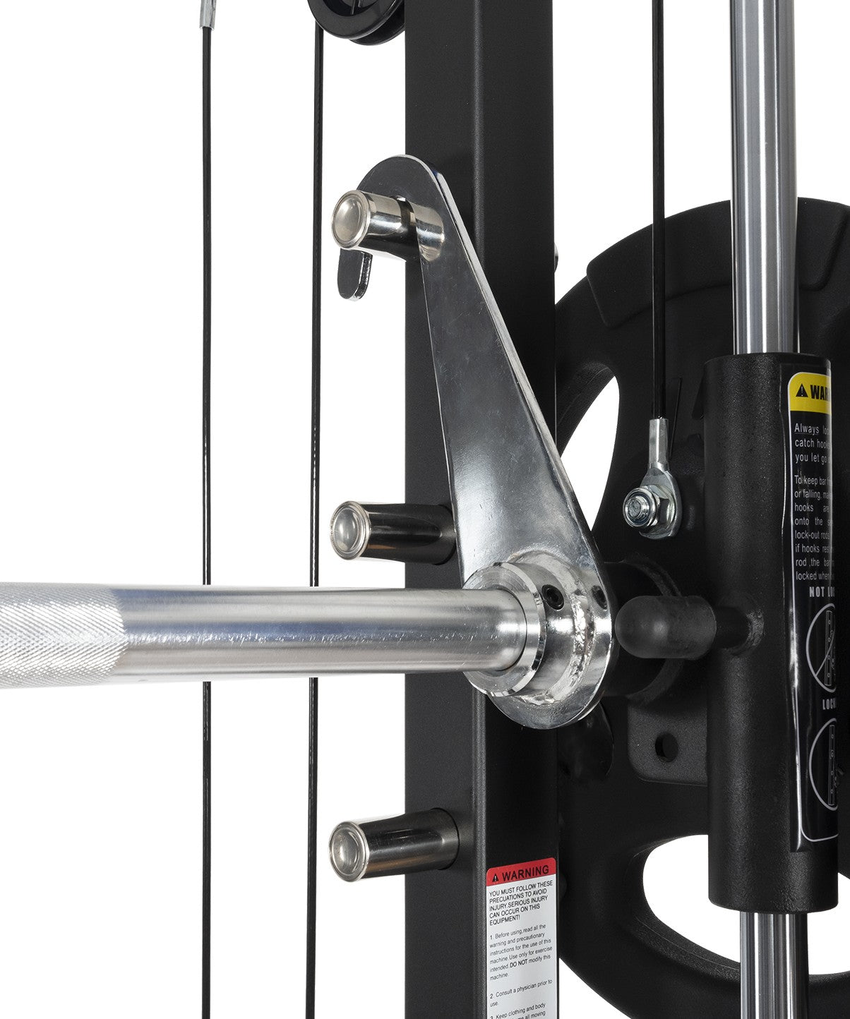 UltraMAX X305 Smith Machine & Functional Trainer Half Rack - Home Gym Strength Training Equipment for Weight Lifting & CrossFit Workouts