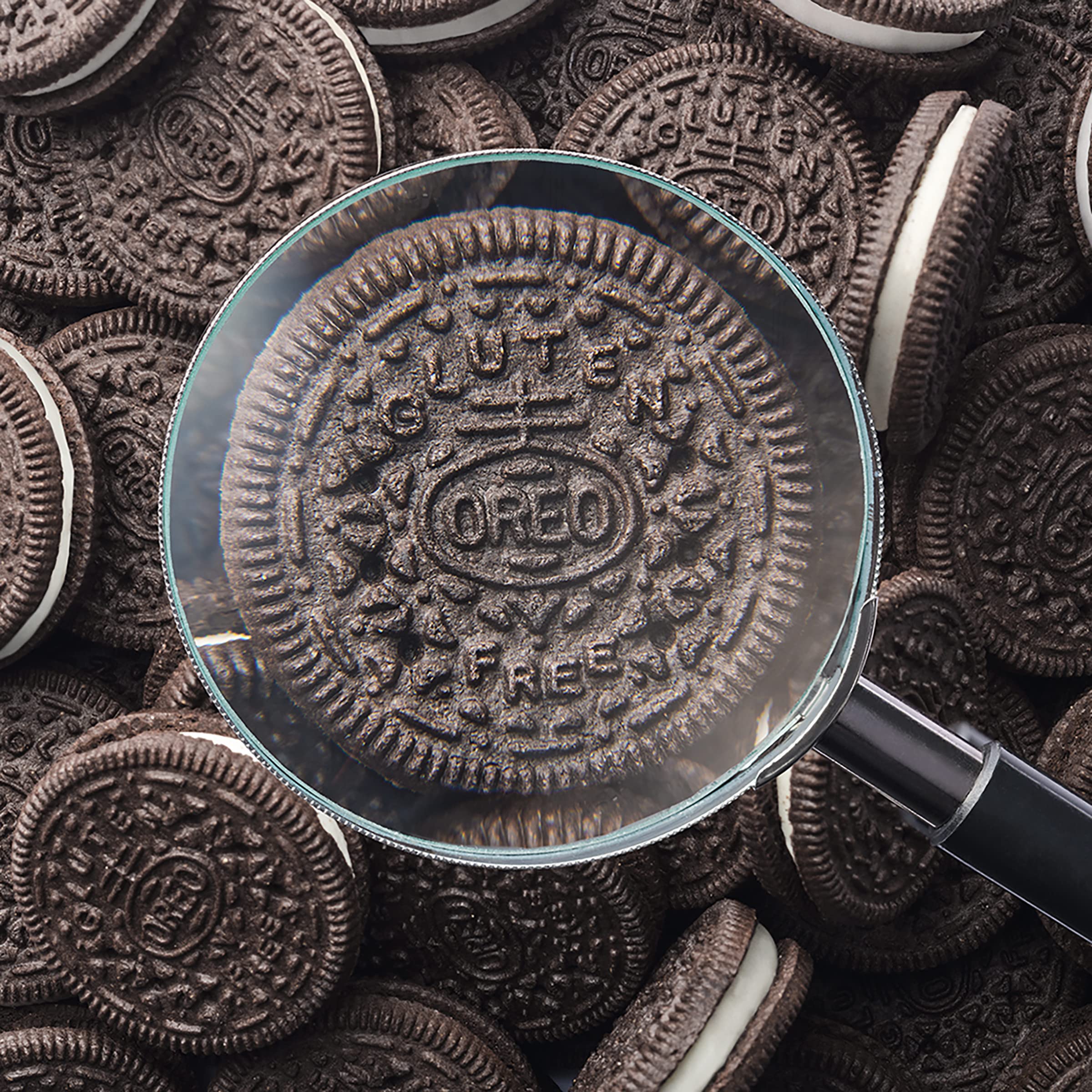 OREO Double Stuf Gluten Free Chocolate Sandwich Cookies - 12.47 oz Pack | Delicious Gluten Free Snacks for School Lunches, Parties & Desserts