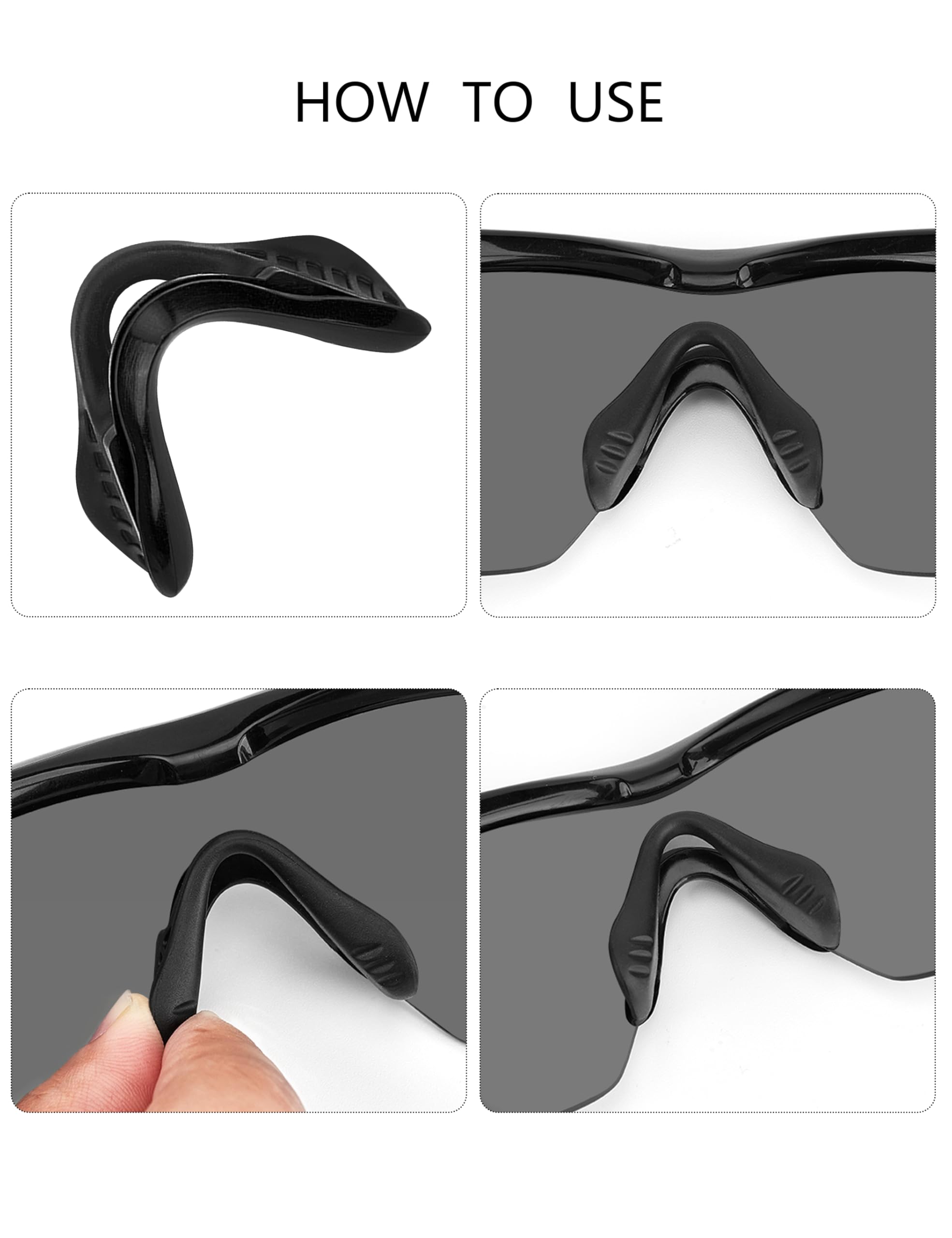 Replacement Nosepiece Nosepad for Oakley M2 Frame & M2 Frame XL OO9343 Sunglasses - Comfortable Fit for Sports & Outdoor Activities