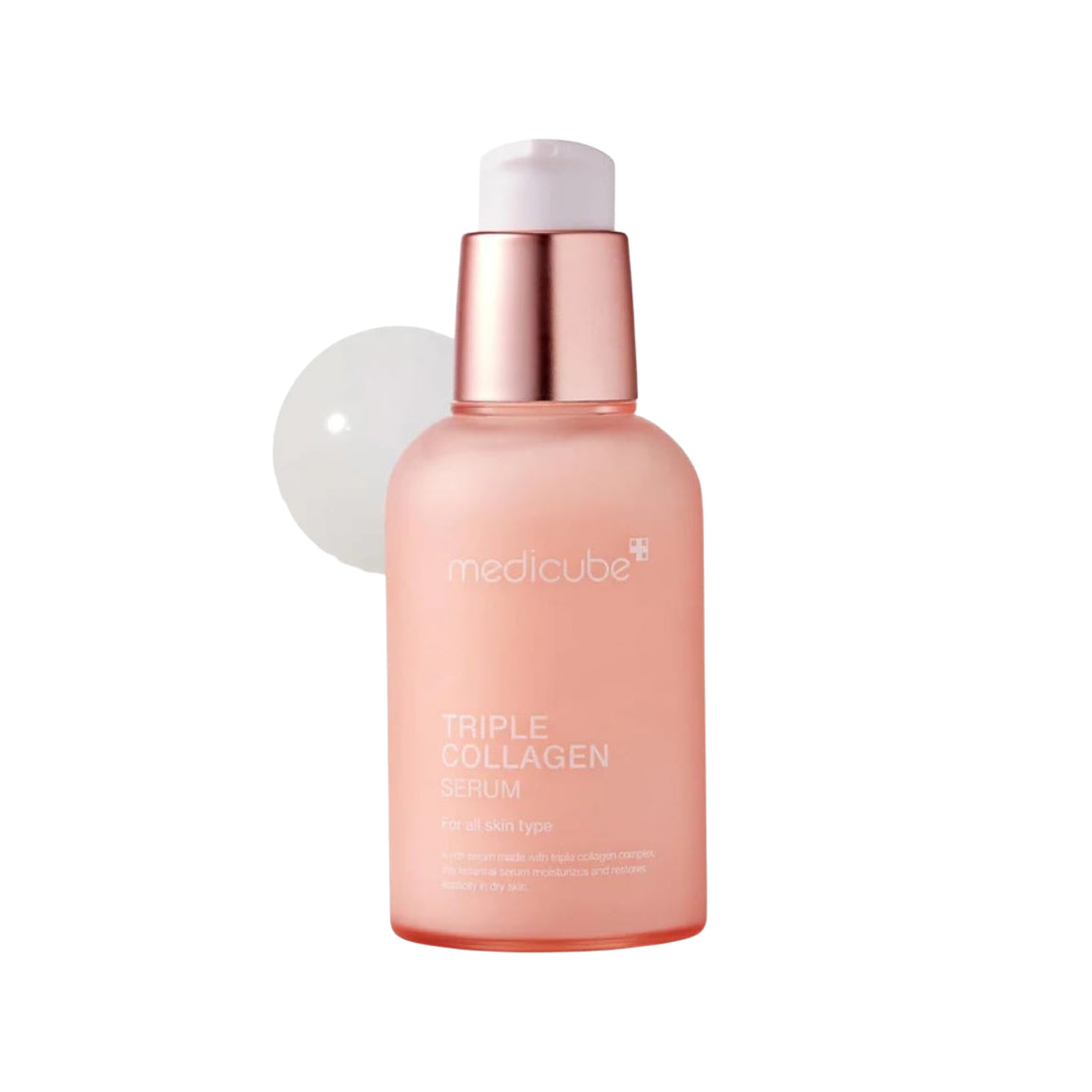 MEDICUBE Triple Collagen Anti-Aging Serum 55ml - Hydrating & Firming Face Treatment for Wrinkles & Fine Lines | Perfect for Daily Skincare Routine & Night Care