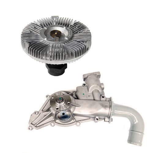 Water Pump & Fan Clutch Replacement for 1999-2003 Ford F-Series Trucks with 7.3L Powerstroke Diesel Engine - Compatible with AW4114 & 2837 - Perfect for Off-Roading, Towing & Heavy-Duty Performance